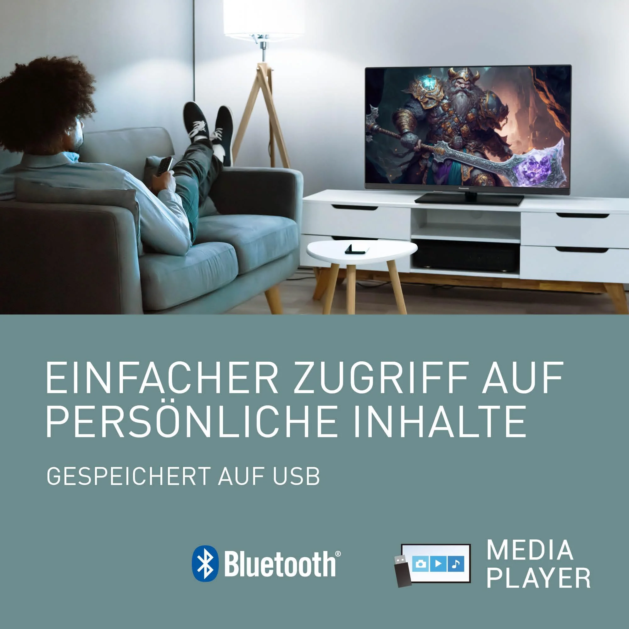 Panasonic TV-40S55AEZ, S55A Serie 40 Zoll Full HD LED Smart TV, 2024, Fire TV, HD Color Engine, HDR, Alexa Sprachsteuerung, Gaming-Modus, Media Player, für EIN außergewöhnlich visuelles Erlebnis - Image 6