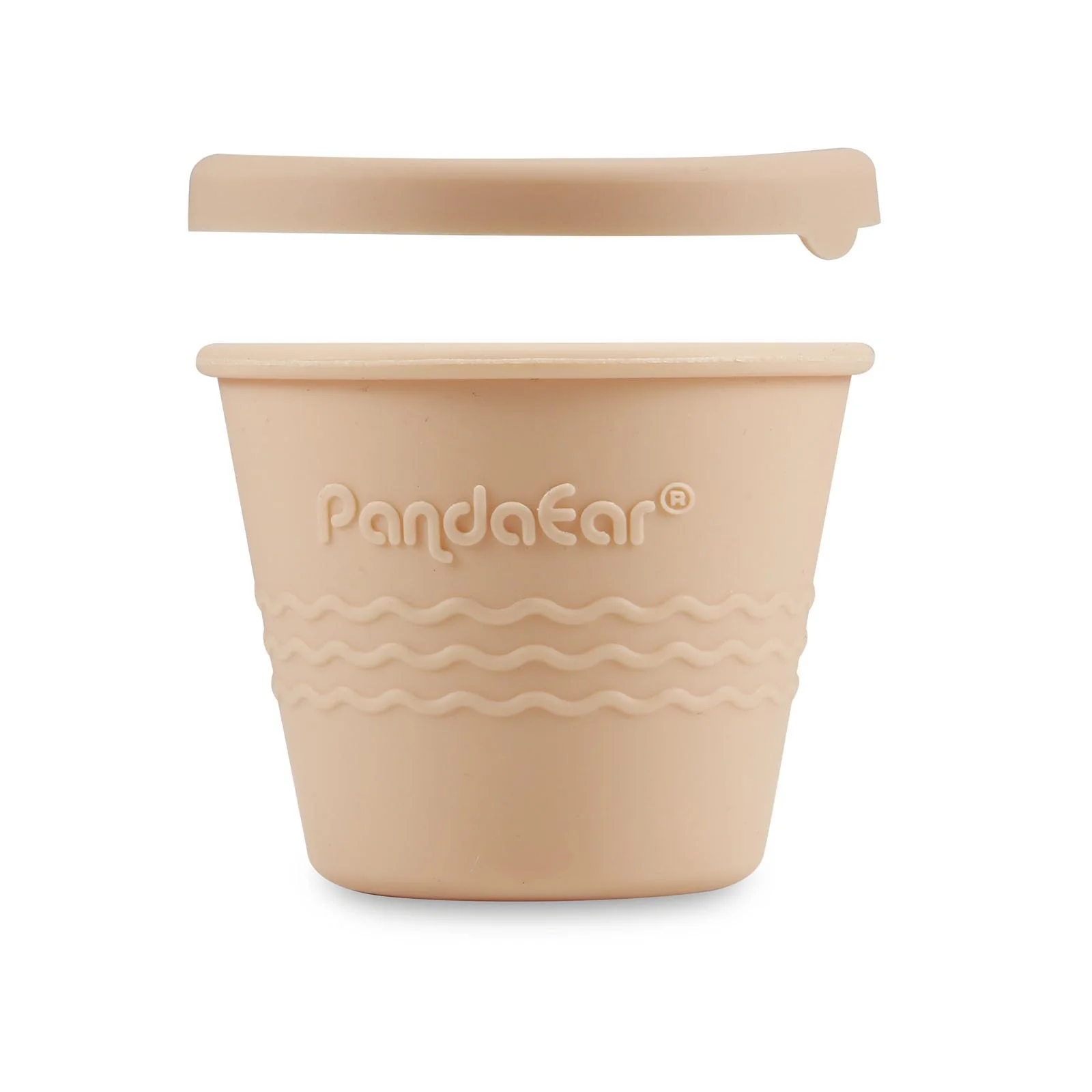 PandaEar 12 Stück Silikon Babybrei Einfrieren Behälter, 4 oz Babynahrung Behälter zum Einfrieren, Beikost Aufbewahrungsbecher mit Luftdichten Deckeln Auslaufsicher, Mikrowelle Geschirrspüler Sicher - Image 3