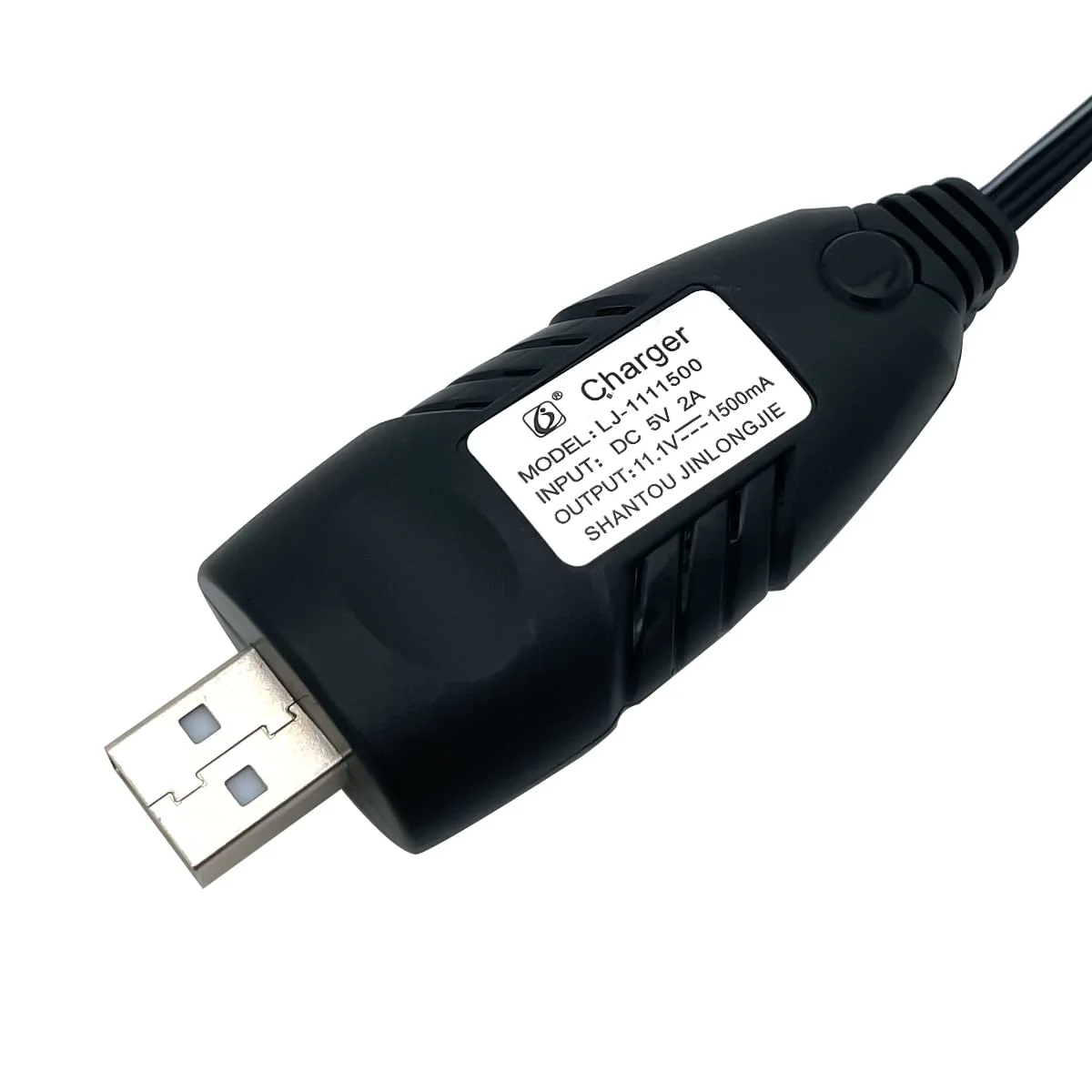 Paquete de 2 Cables de carga de batería Lipo de 11.1 V, Cables de carga USB de batería LIPO 3S 2A Con conector de enchufe XH-4P para Airsoft RC Car Drone Barcos - Image 3
