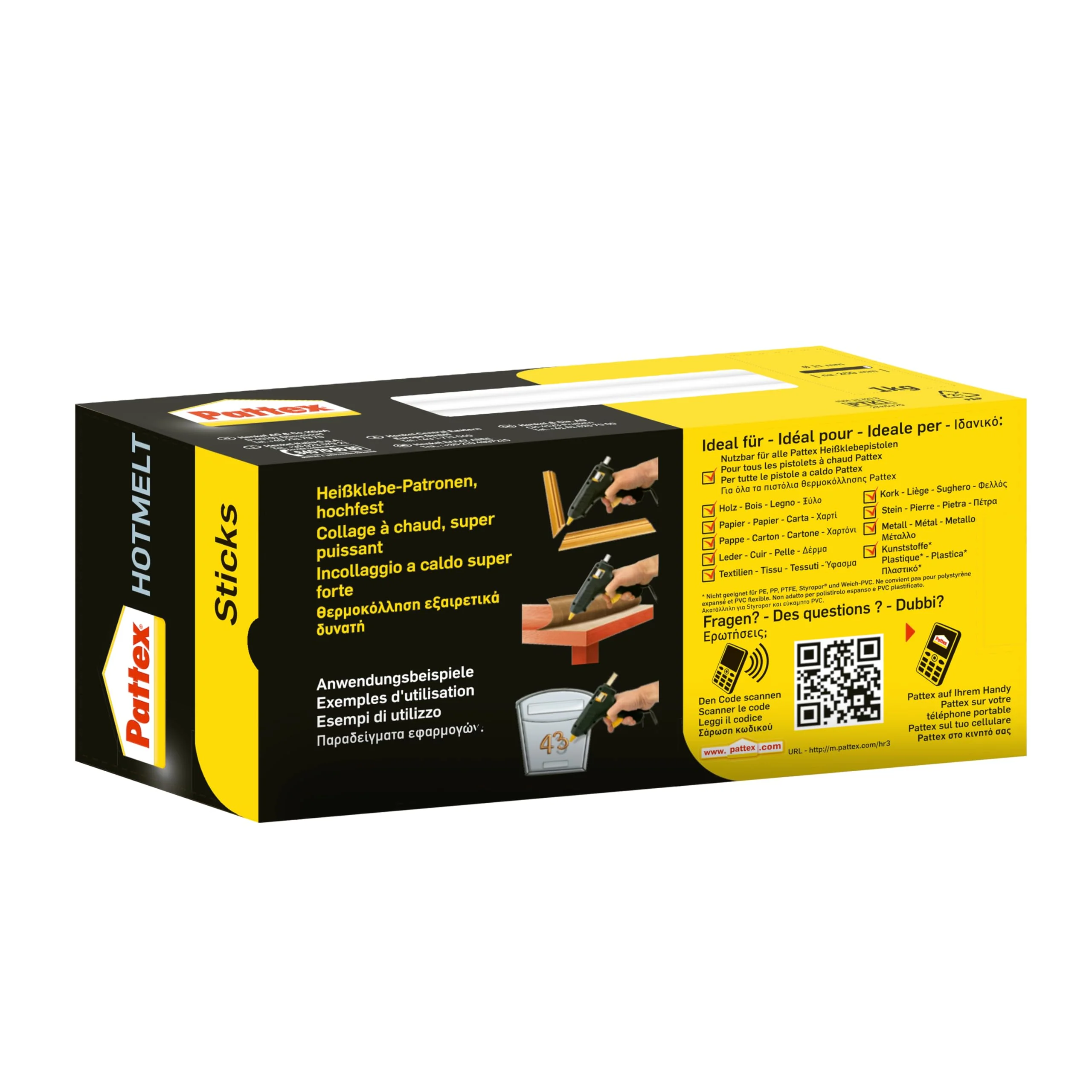 Pattex Hotmelt Sticks zum Nachfüllen, Klebesticks für die Heißklebepistole mit extrem hoher Transparenz, zum Basteln, Dekorieren und Reparieren, 50 Stück - Image 6