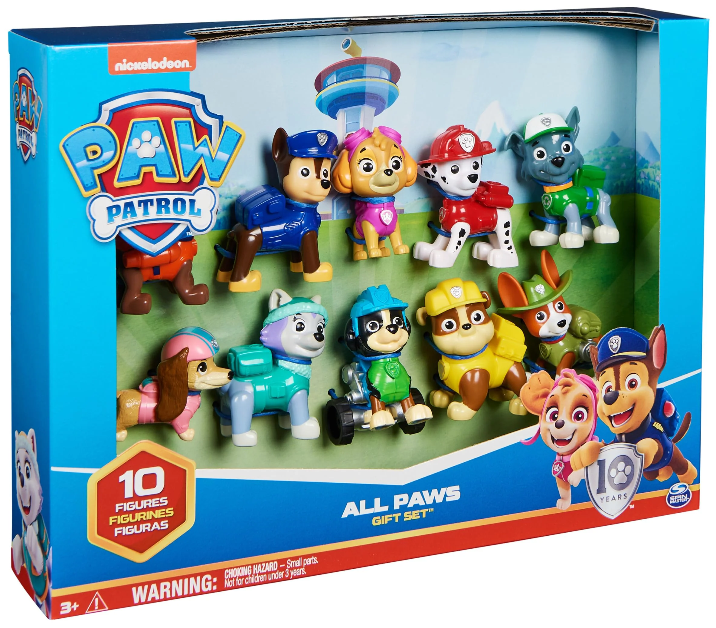 PAW Patrol, Action Pack Pups Figuren Geschenkset mit 10 Hundefiguren zum Sammeln, Spielzeugfiguren, ab 3 Jahren - Image 2