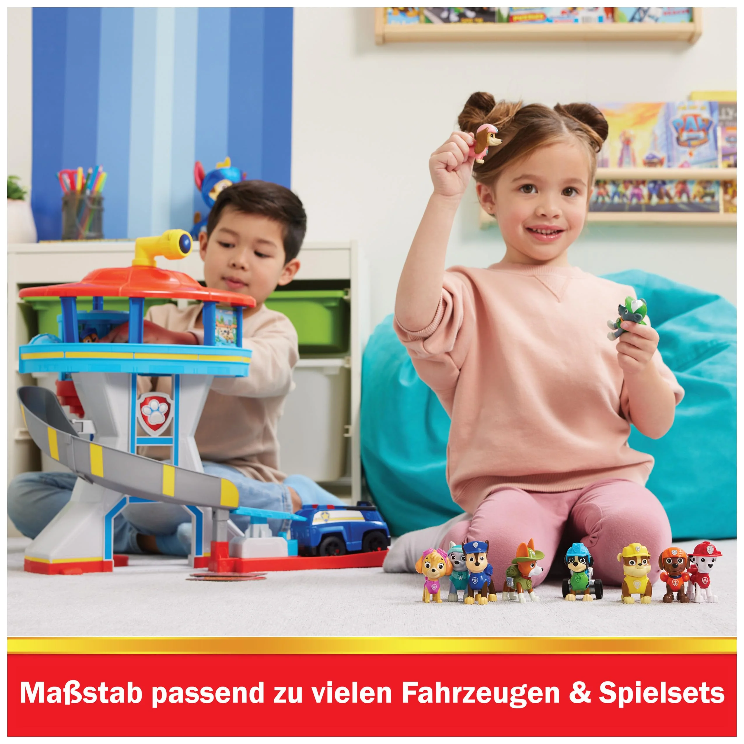 PAW Patrol, Action Pack Pups Figuren Geschenkset mit 10 Hundefiguren zum Sammeln, Spielzeugfiguren, ab 3 Jahren - Image 6