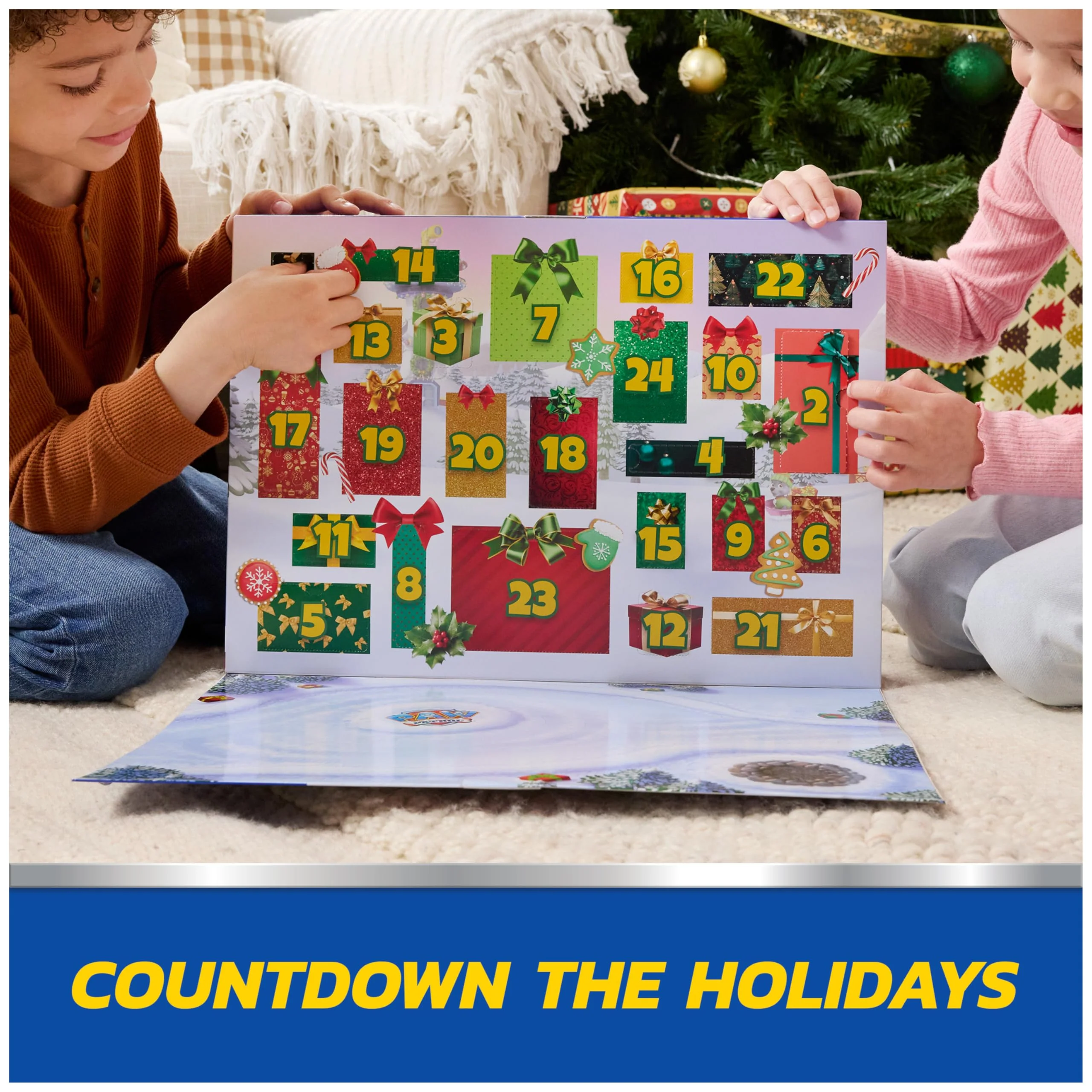 PAW PATROL Adventskalender 2025 zum Weihnachts-Episodenspecial – 24 Spielzeug-Überraschungen mit 7 Fahrzeugen, 11 Figuren und Zubehör, Spielzeug für Kinder ab 3 Jahren - Image 5