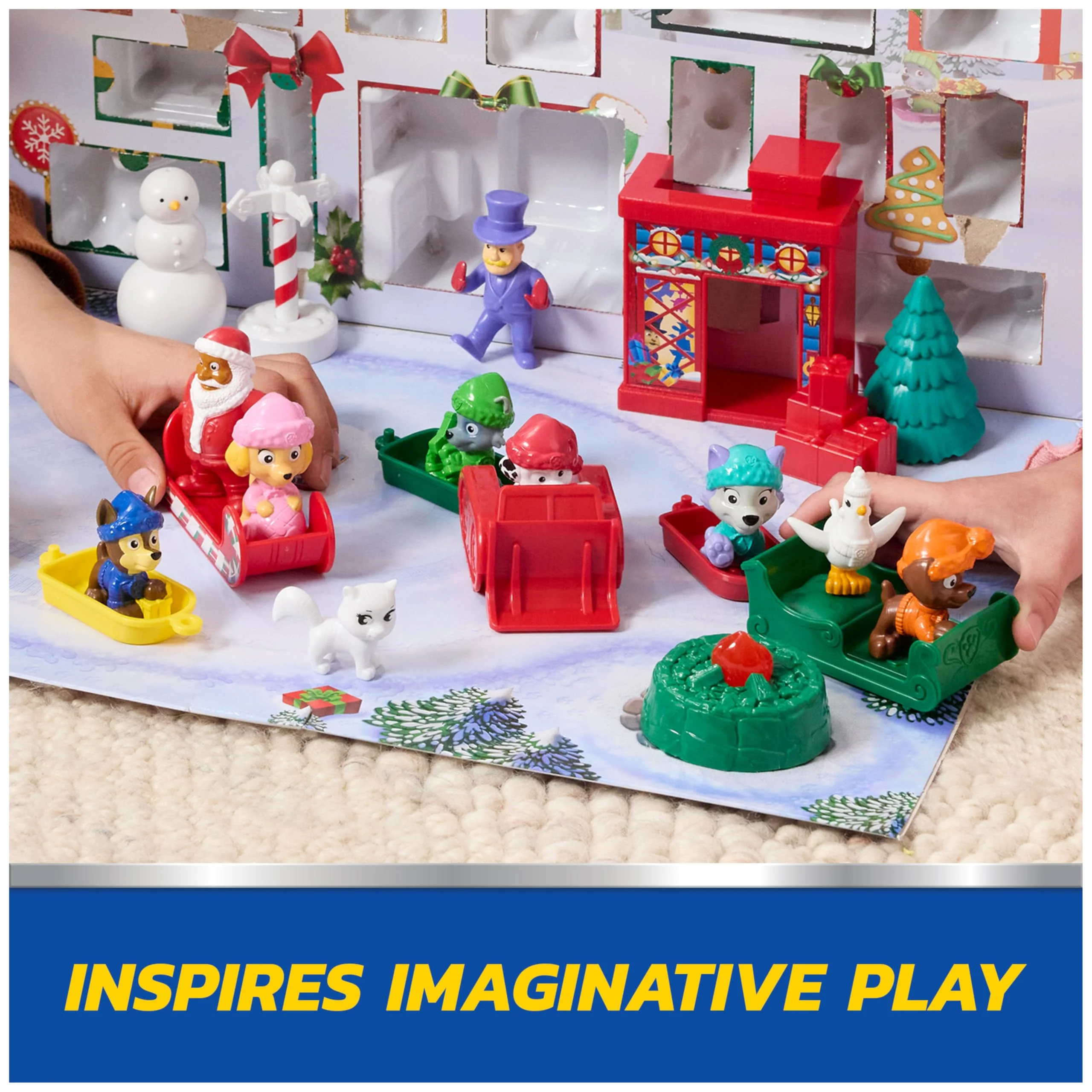 PAW PATROL Adventskalender 2025 zum Weihnachts-Episodenspecial – 24 Spielzeug-Überraschungen mit 7 Fahrzeugen, 11 Figuren und Zubehör, Spielzeug für Kinder ab 3 Jahren - Image 6