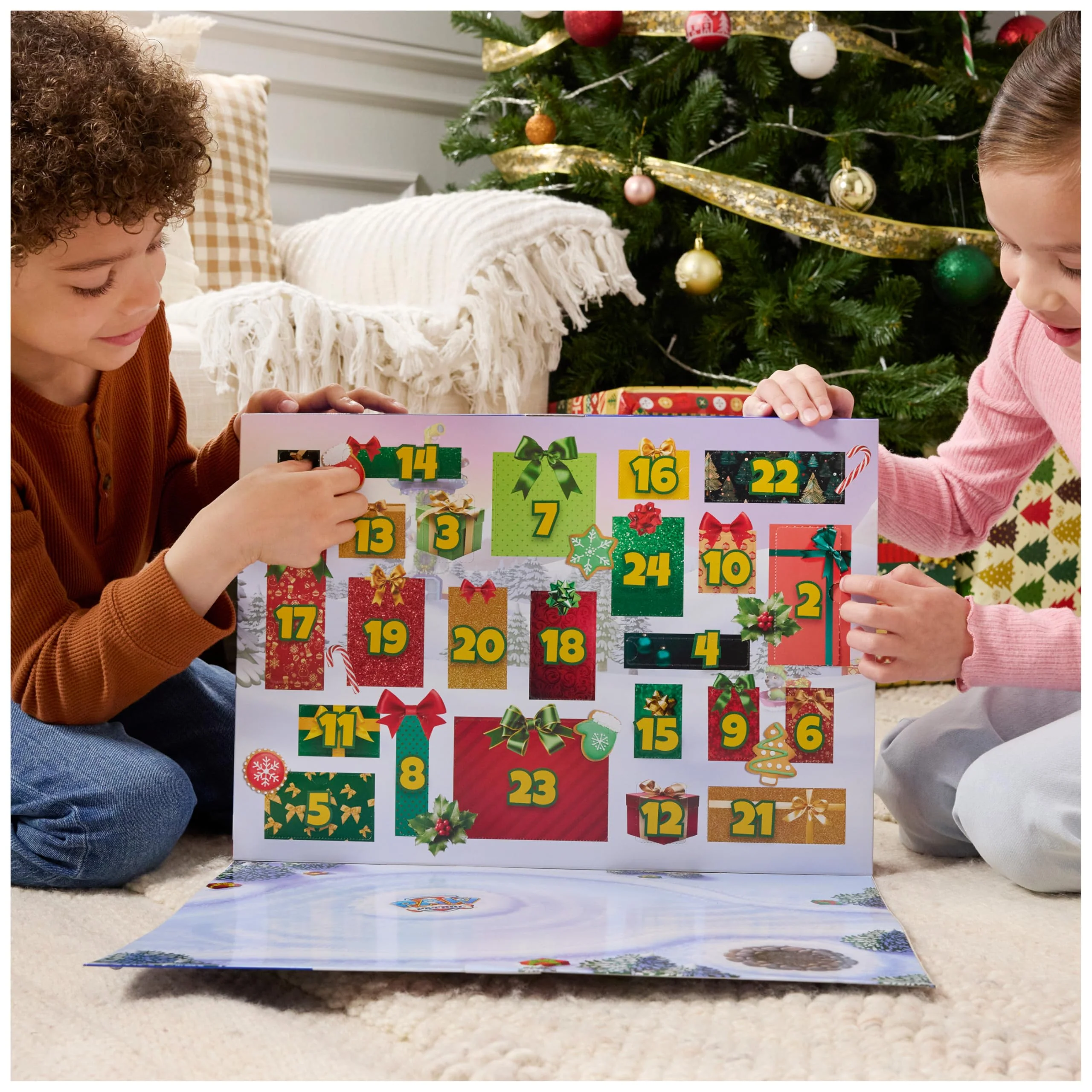 PAW PATROL Adventskalender 2025 zum Weihnachts-Episodenspecial – 24 Spielzeug-Überraschungen mit 7 Fahrzeugen, 11 Figuren und Zubehör, Spielzeug für Kinder ab 3 Jahren - Image 9