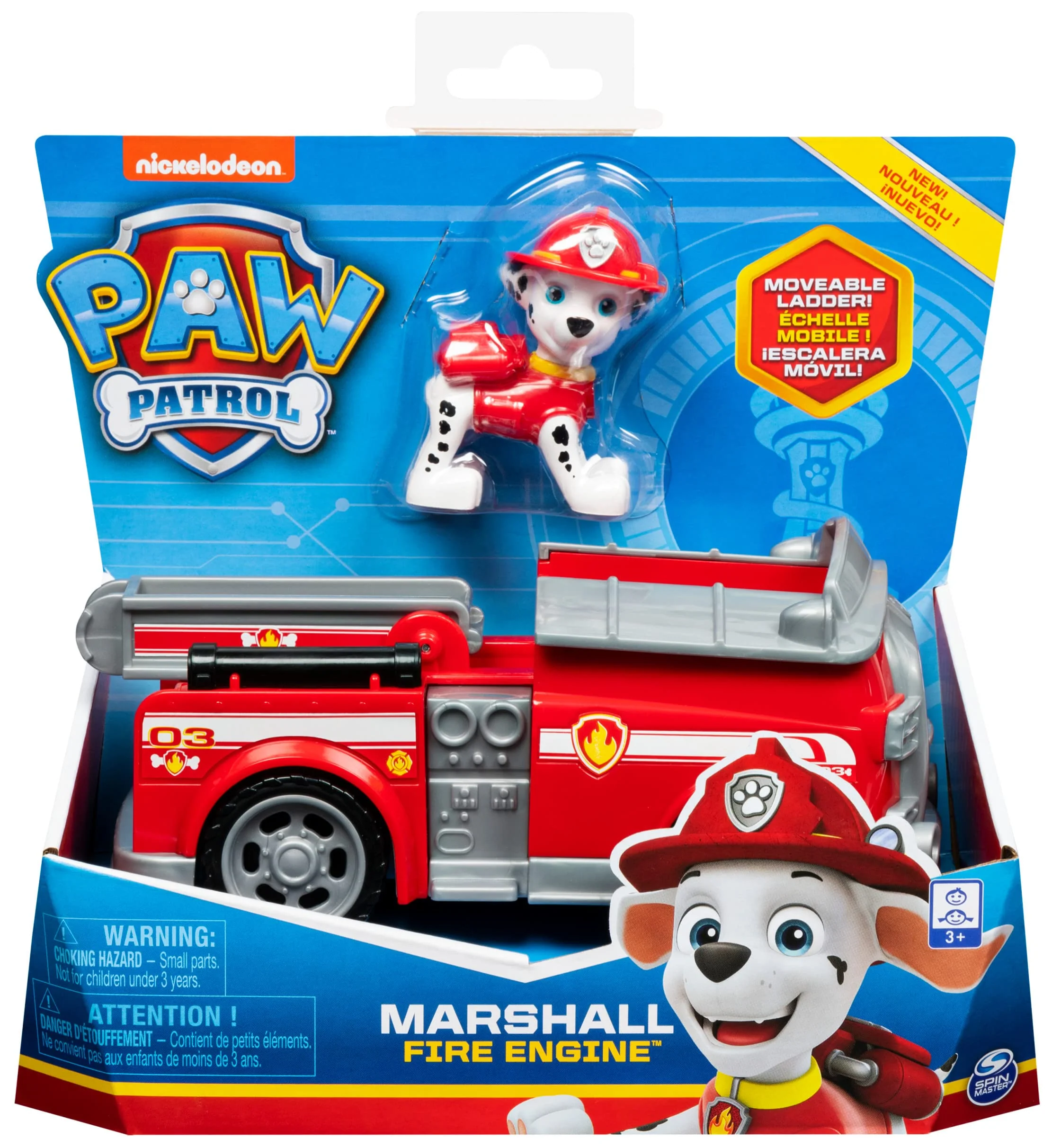PAW Patrol, Feuerwehr-Fahrzeug mit Marshall-Figur (Basic Vehicle/Basis Fahrzeug), Spielzeugauto, ab 3 Jahren - Image 4