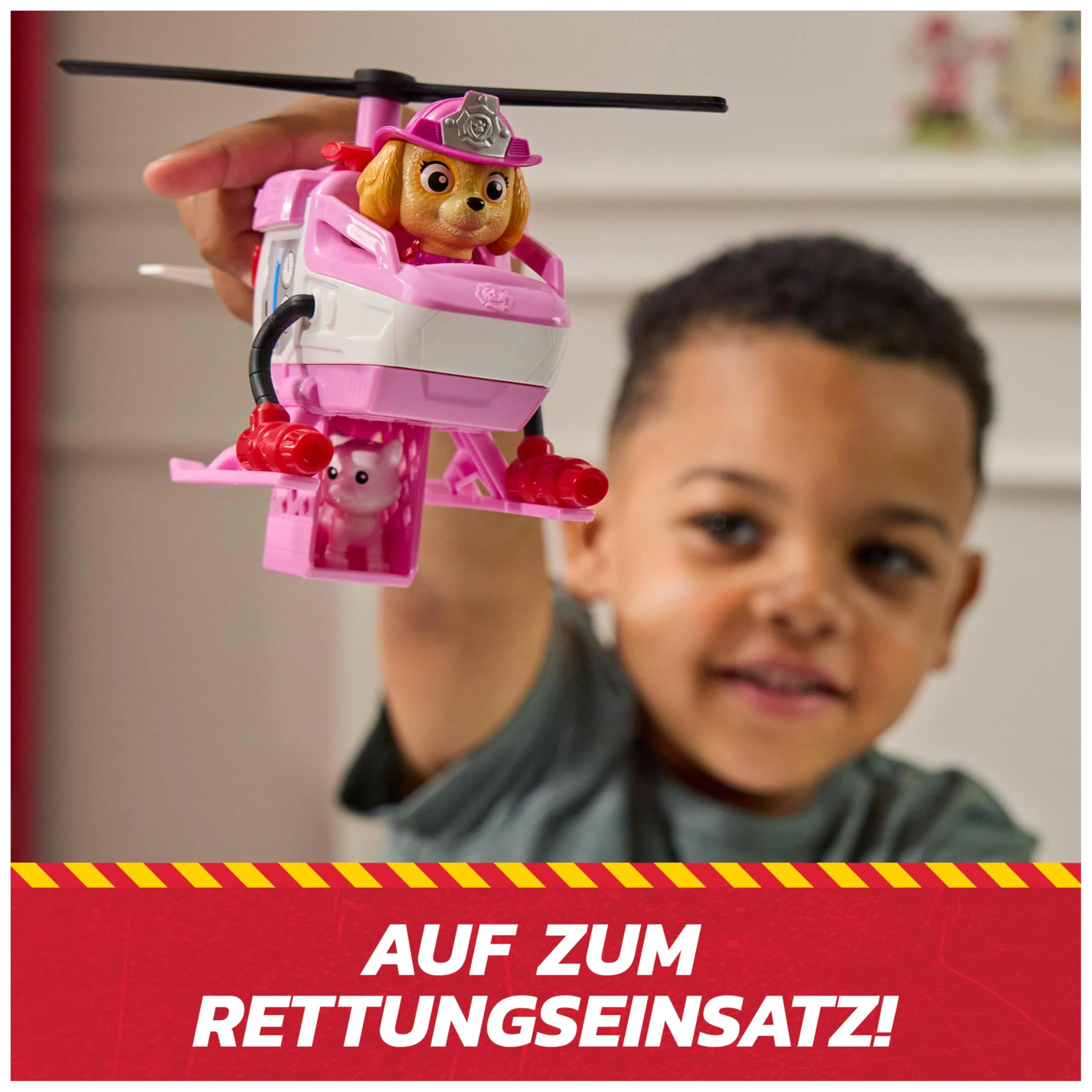 PAW PATROL Fire Rescue - Skyes Rettungshubschrauber mit Skye Hundefigur und Katzenfigur, Spielzeug für Kinder ab 3 Jahren - Image 6