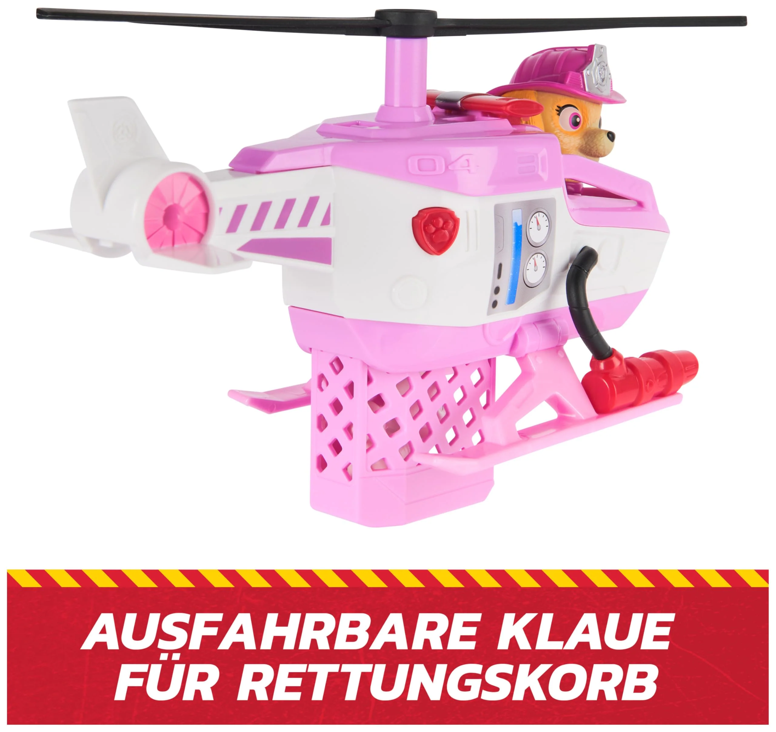 PAW PATROL Fire Rescue - Skyes Rettungshubschrauber mit Skye Hundefigur und Katzenfigur, Spielzeug für Kinder ab 3 Jahren - Image 8