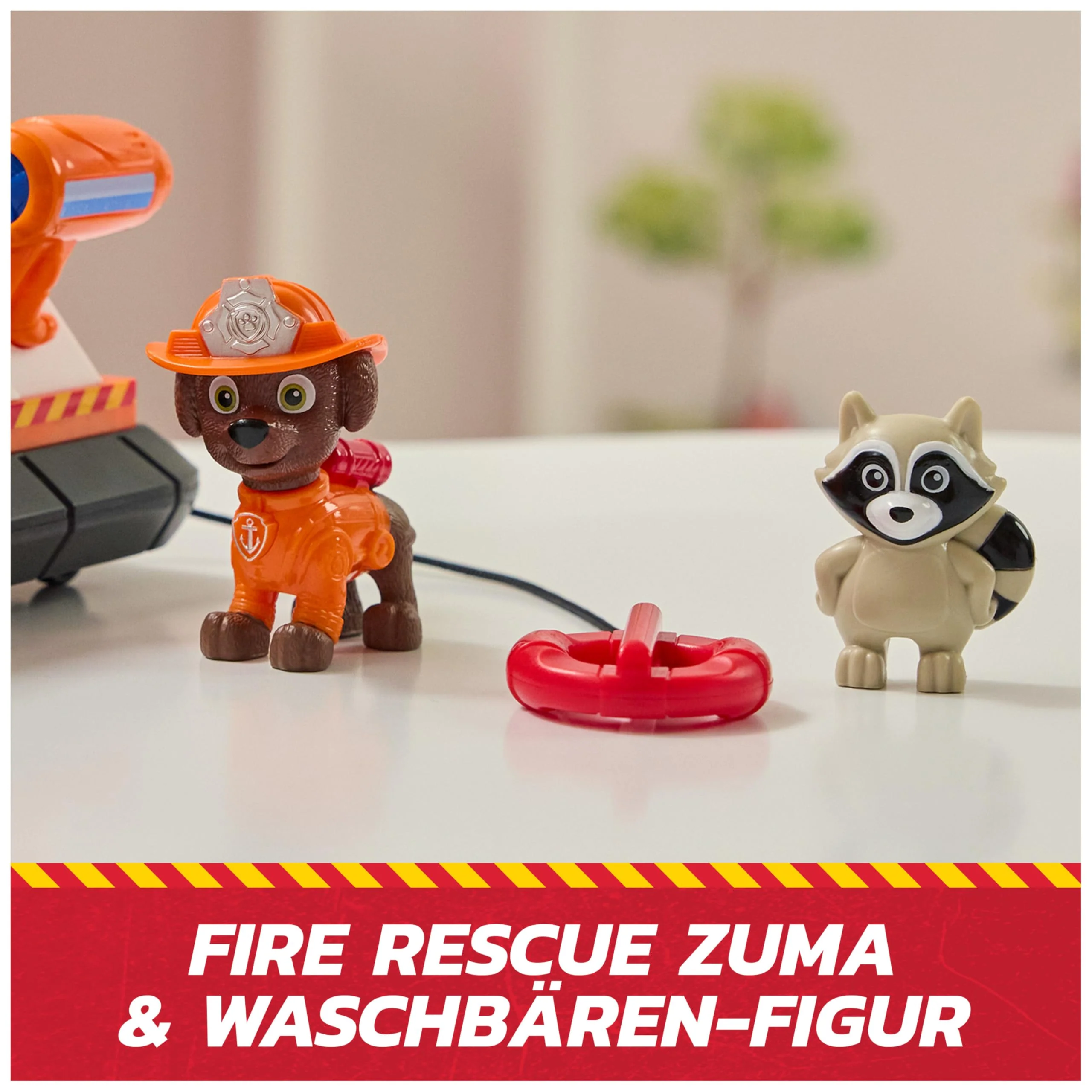 PAW PATROL Fire Rescue - Zumas Rettungsboot mit Zuma Hundefigur und Waschbärenfigur, Spielzeug für Kinder ab 3 Jahren - Image 6
