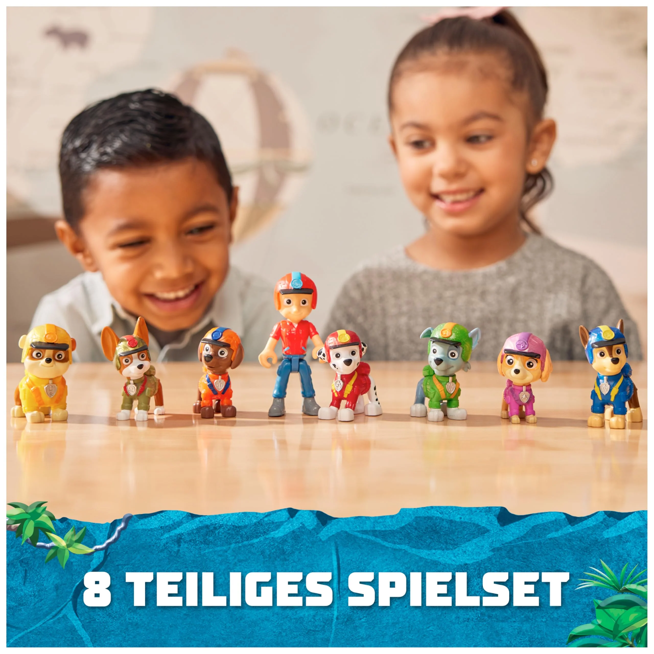 PAW Patrol Jungle Pups – Spielfiguren-Geschenkset mit 7 Hundefiguren und 1 Ryderfigur zum Sammeln, Spielzeugfiguren, Spielzeug geeignet für Kinder ab 3 Jahren - Image 9