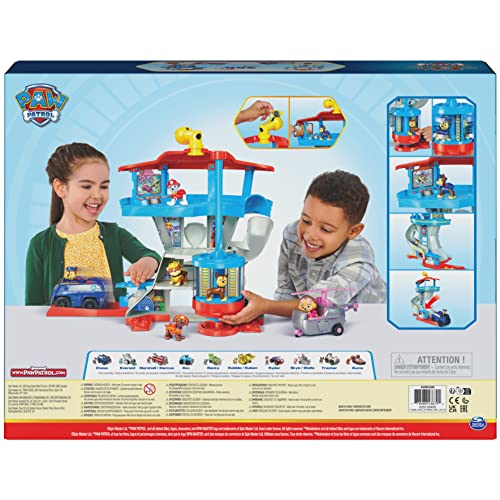 PAW Patrol, Lookout Tower, Hauptquartier Spielset mit 1 Chase Basis Fahrzeug, 2 Chase Figuren und Zubehör, geeignet für Kinder ab 3 Jahren - Image 2