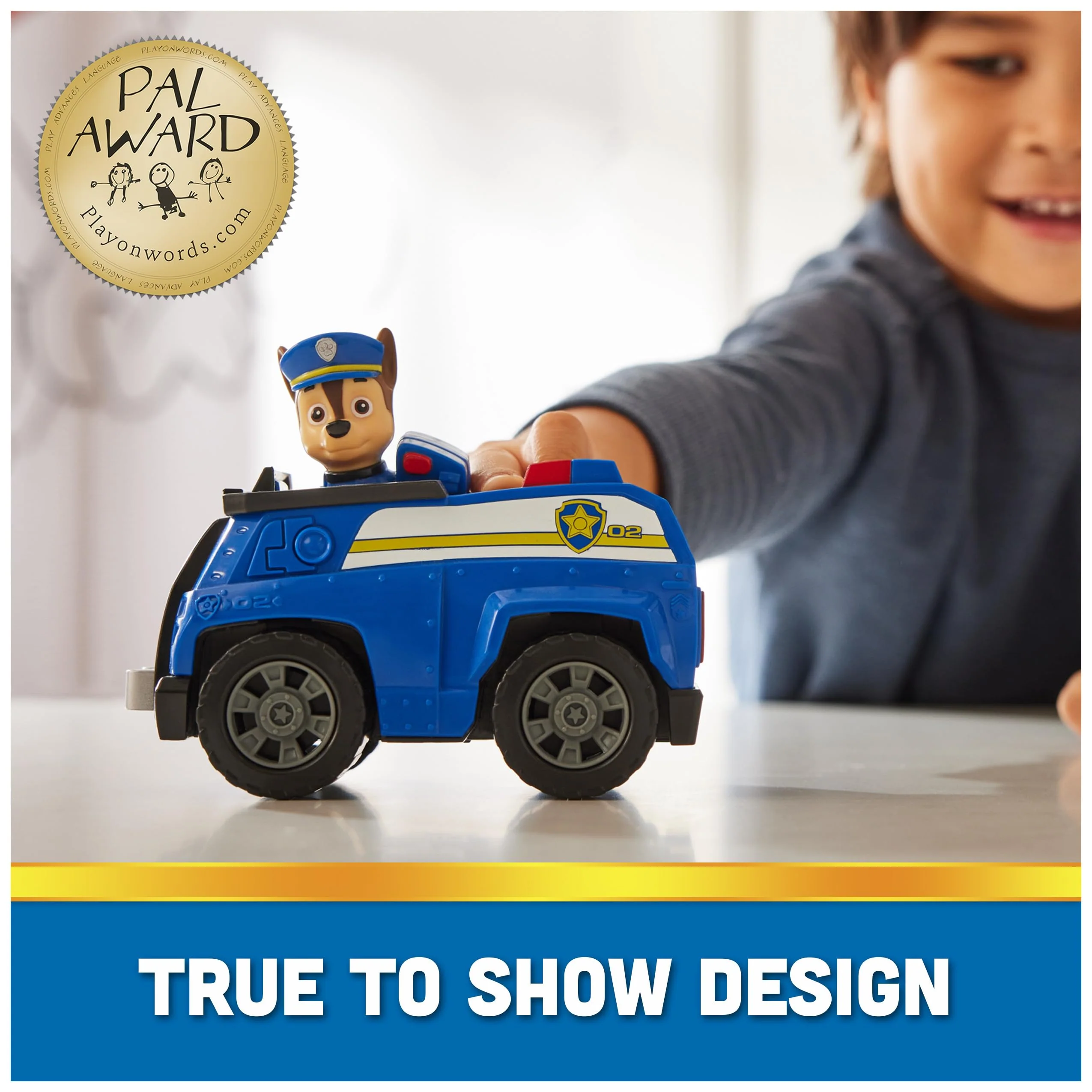 PAW PATROL, Polizei-Fahrzeug mit Chase-Figur (Sustainable Basic Vehicle/Basis Fahrzeug), Spielzeug für Kinder ab 3 Jahren - Image 7