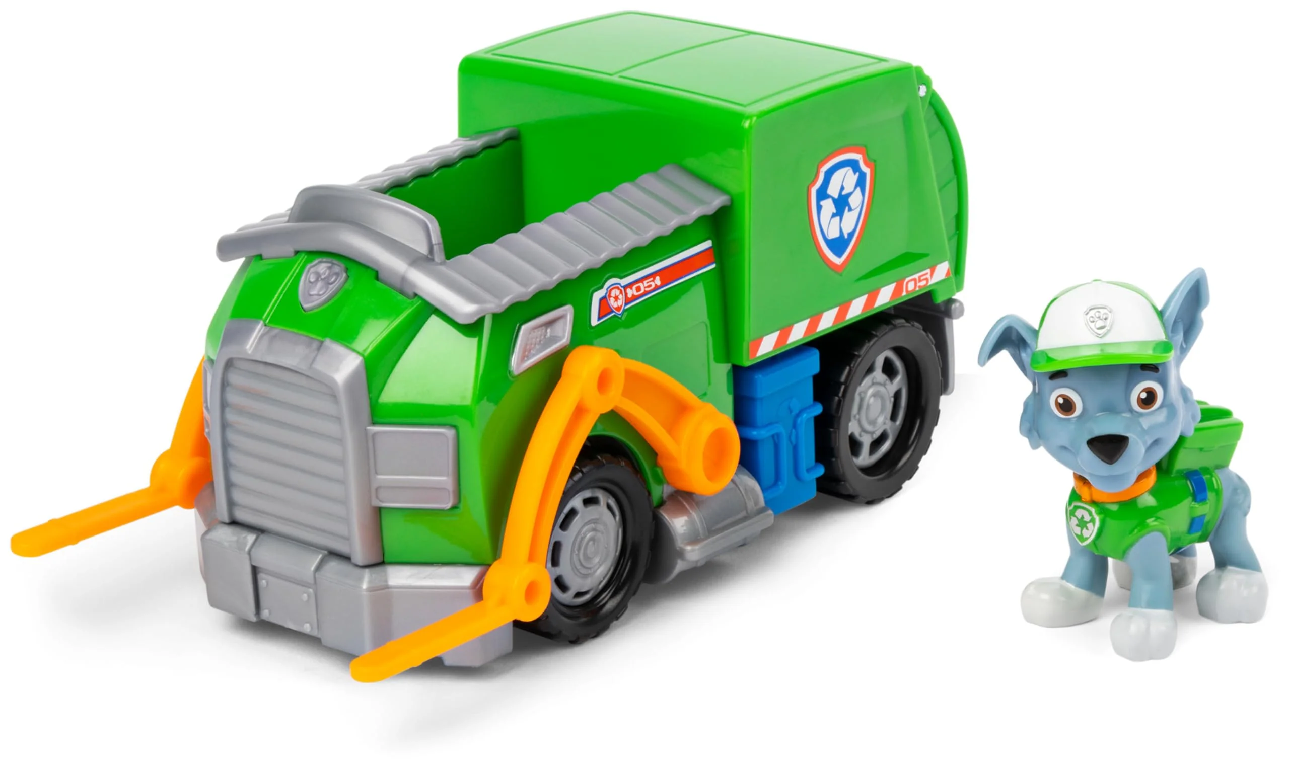 PAW PATROL, Recycling-Truck mit Rocky-Figur (Sustainable Basic Vehicle/Basis Fahrzeug), Spielzeug für Kinder ab 3 Jahren - Image 4