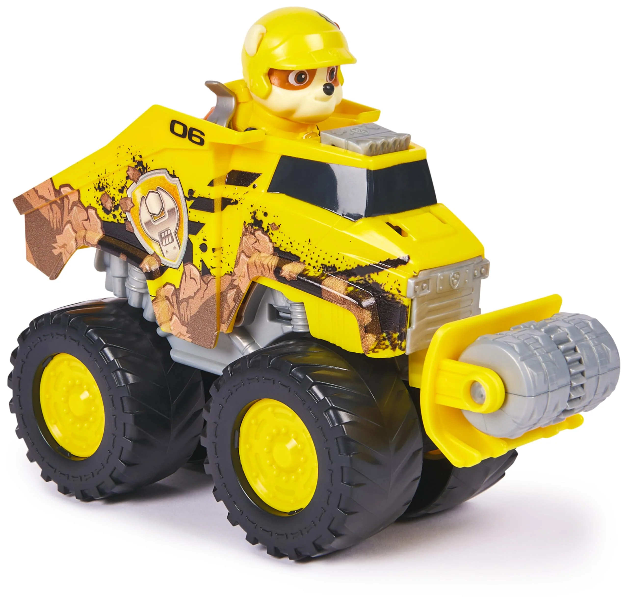 PAW PATROL Rescue Wheels - Rubbles Bulldozer Monstertruck mit Rubble Hundefigur, Spielzeug für Kinder ab 3 Jahren - Image 3