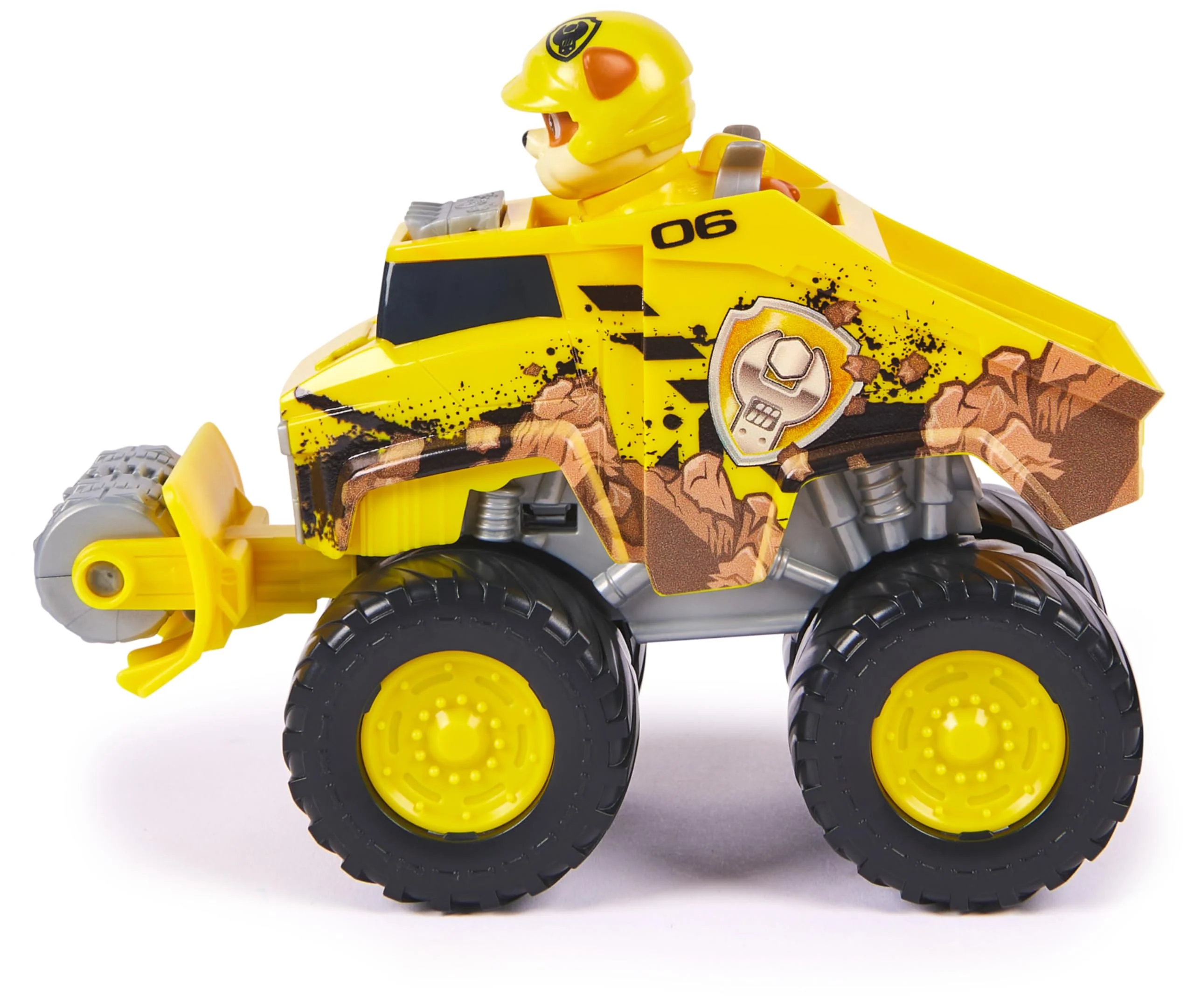 PAW PATROL Rescue Wheels - Rubbles Bulldozer Monstertruck mit Rubble Hundefigur, Spielzeug für Kinder ab 3 Jahren - Image 5