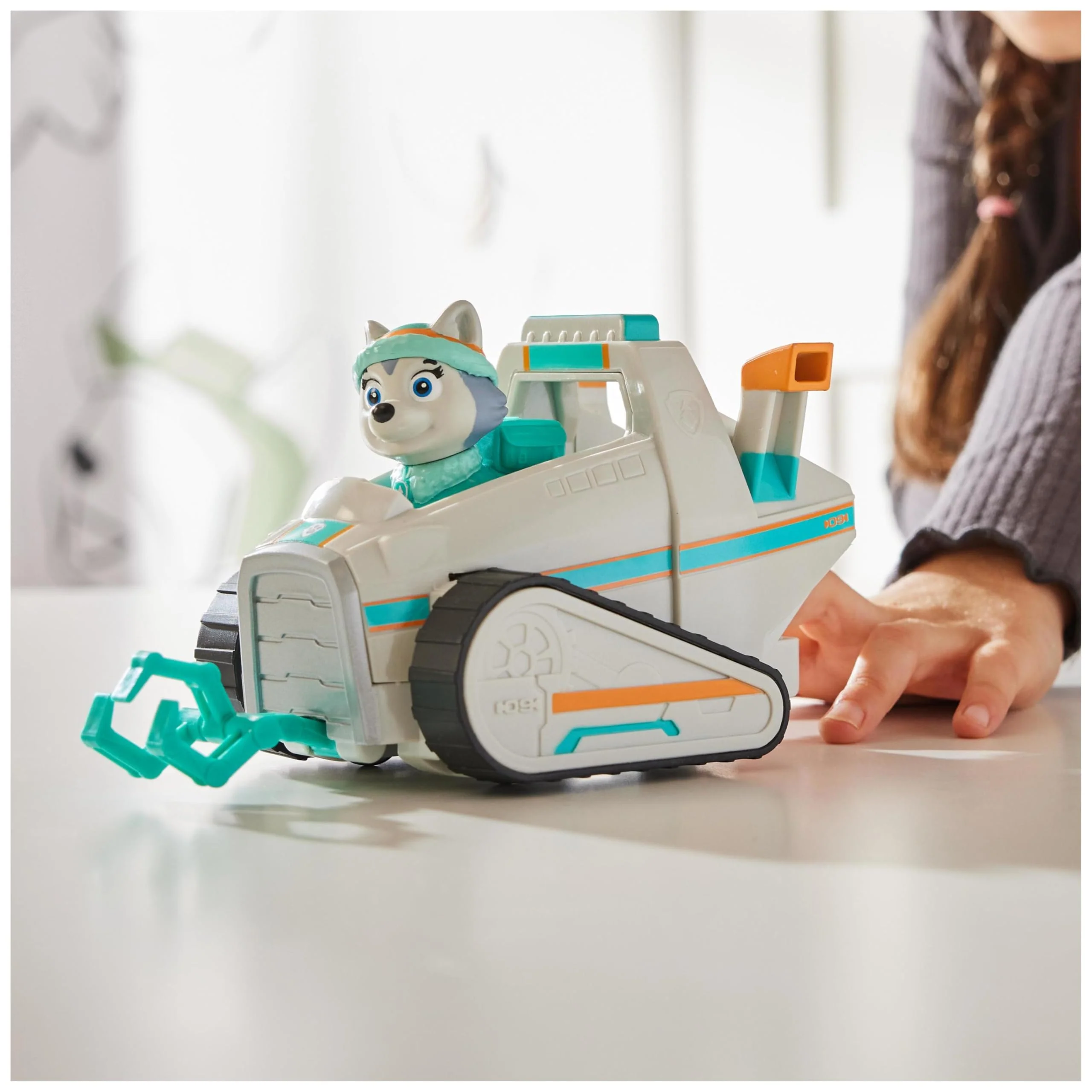 PAW PATROL, Schneemobil mit Everest-Figur (Sustainable Basic Vehicle/Basis Fahrzeug), Spielzeug für Kinder ab 3 Jahren - Image 6
