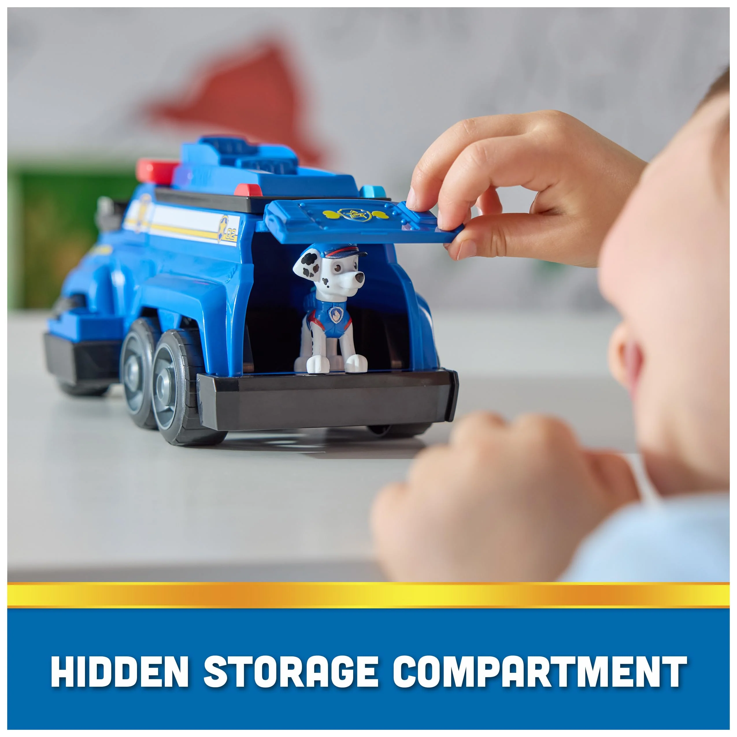 PAW PATROL Team Cruiser, Large Scale Vehicle with Exclusive Chase, Marshall, Skye, Rubble, Rocky & Zuma Action Figures, Toys for Boys & Girls Ages 3+ - Image 3