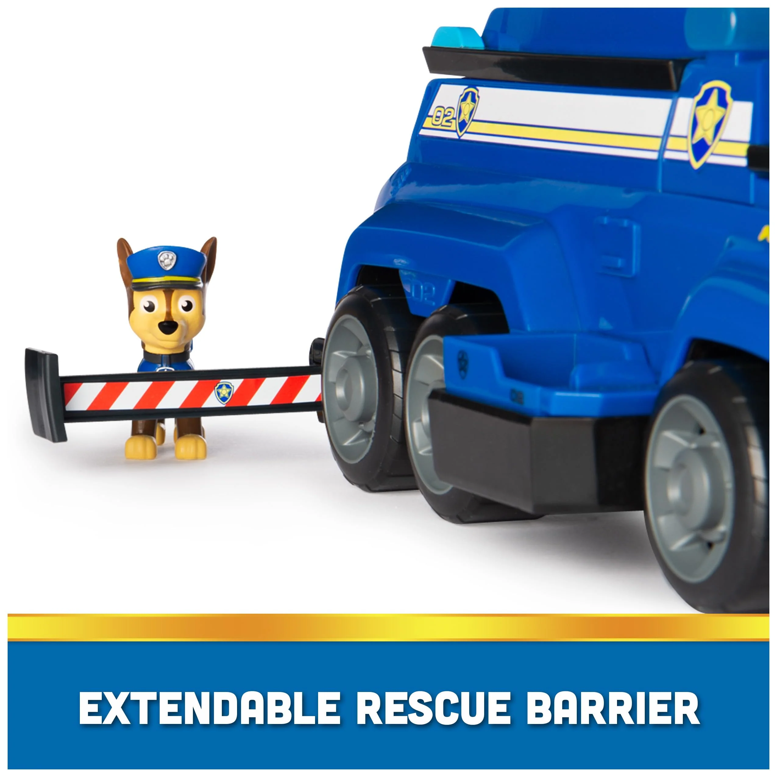 PAW PATROL Team Cruiser, Large Scale Vehicle with Exclusive Chase, Marshall, Skye, Rubble, Rocky & Zuma Action Figures, Toys for Boys & Girls Ages 3+ - Image 4