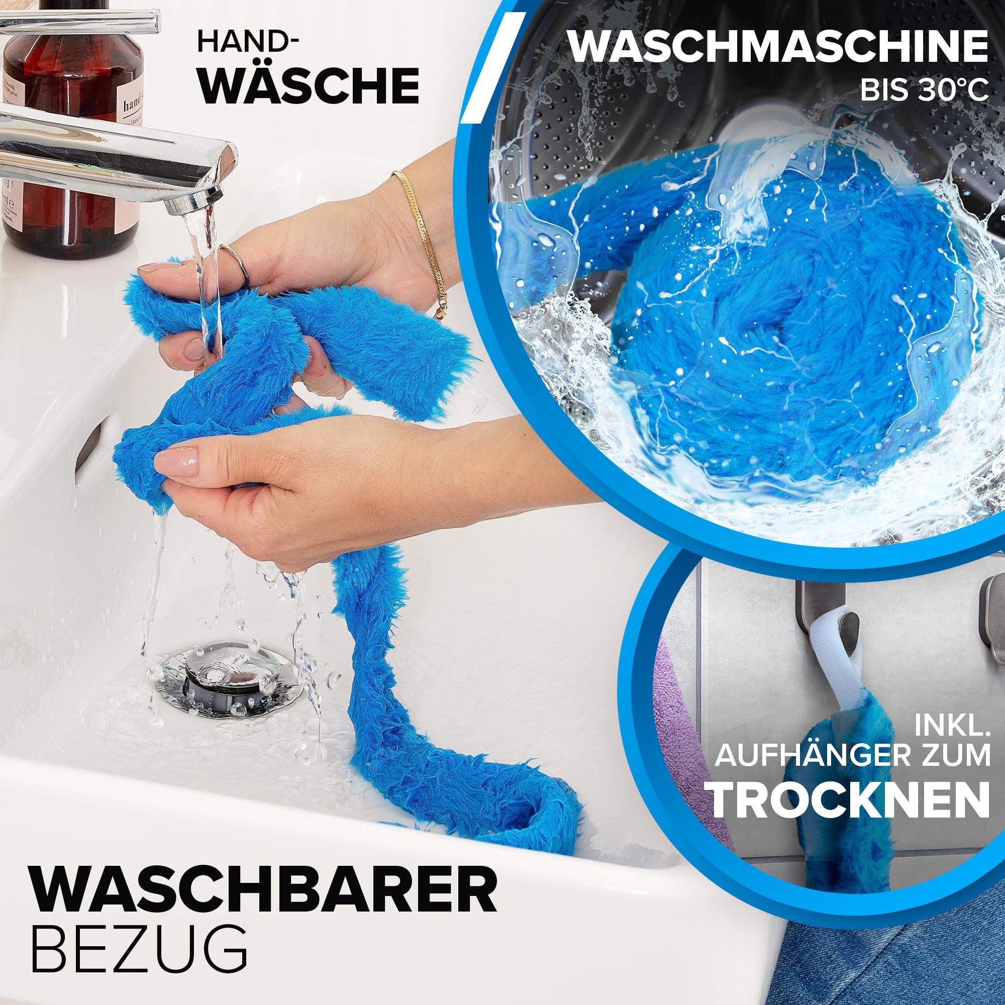 PEARWAY Heizungsbürste inkl. Entlüftungsschlüssel I Die ideale Vorbereitung für die Heizperiode I Heizkörperbürste lang I Heizkörper Reinigungsbürste Heizungsreinigungsbürste I Heizkörper reinigen - Image 2