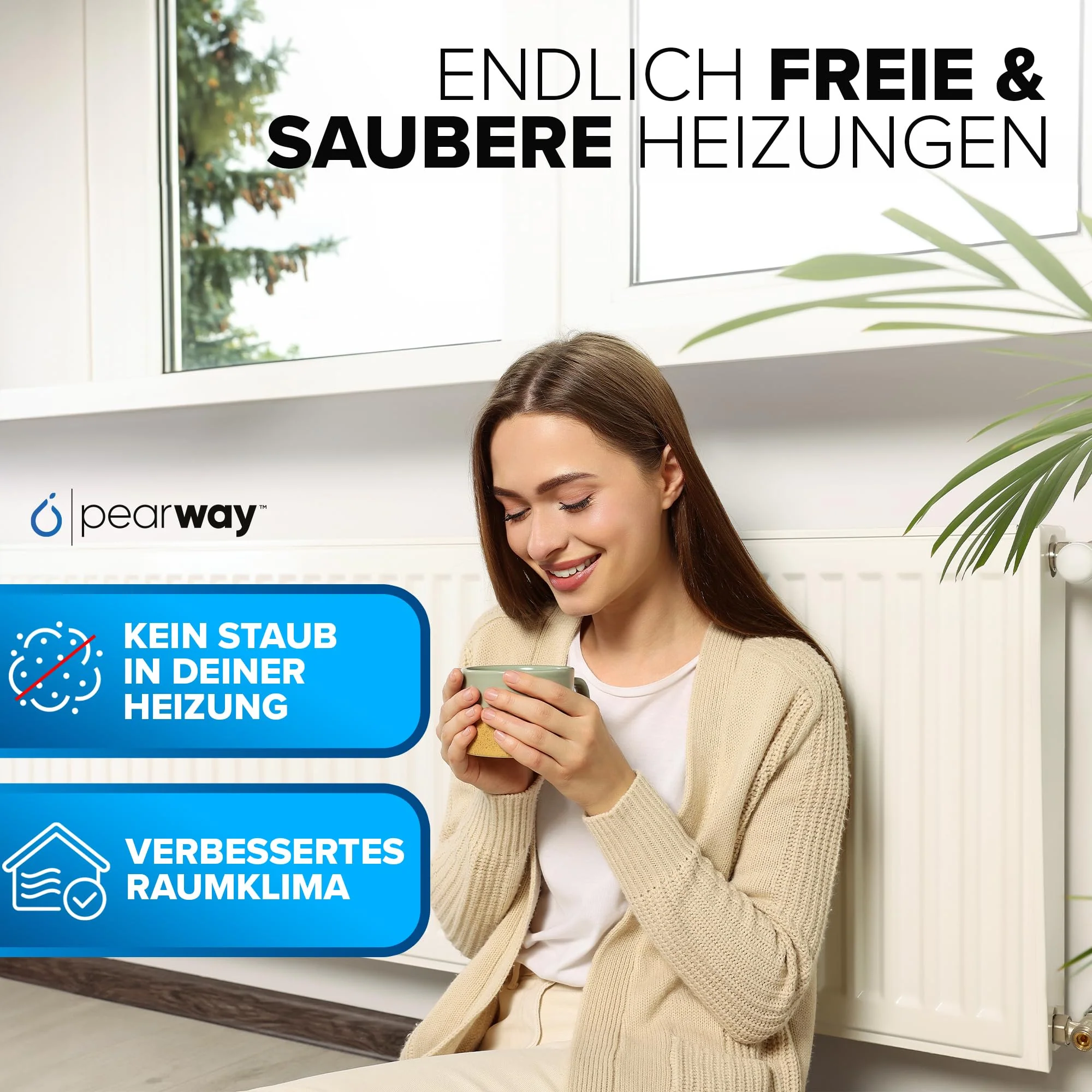 PEARWAY Heizungsbürste inkl. Entlüftungsschlüssel I Die ideale Vorbereitung für die Heizperiode I Heizkörperbürste lang I Heizkörper Reinigungsbürste Heizungsreinigungsbürste I Heizkörper reinigen - Image 6