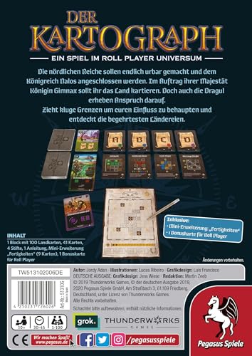 Pegasus Spiele 51310G - Der Kartograph, C-rahmenlos - Image 2