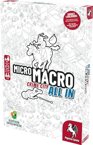 Pegasus/Spielwiese 59062G MicroMacro: Crime City 3 – All In (Edition Spielwiese), Schwarz-weiß-metropole - Image 4