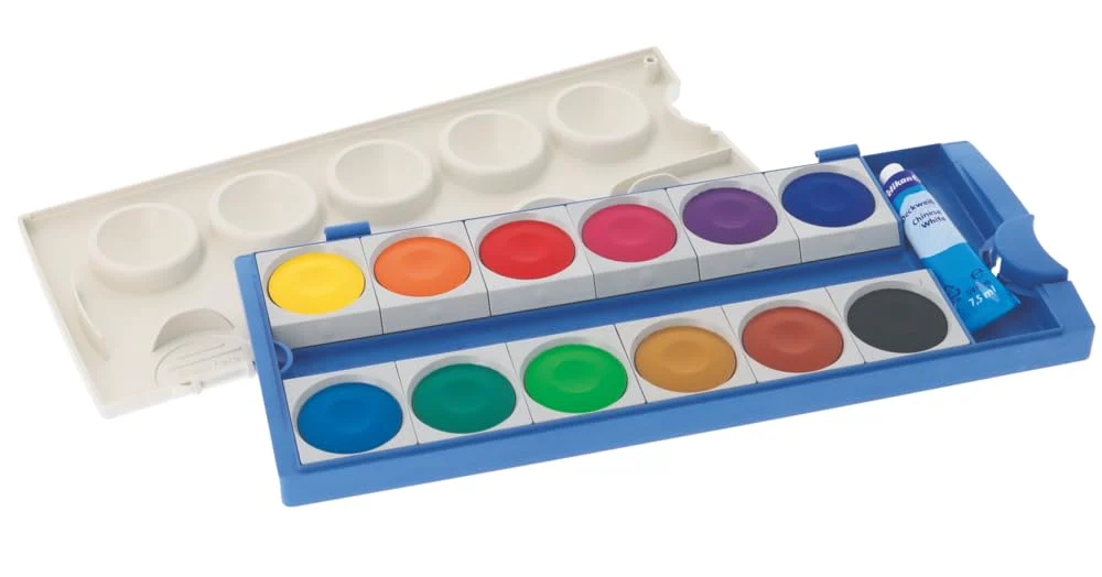 Pelikan Deckfarbkasten K12® eco inkl. Deckweiß, 12 Farben, 701174 - Image 5
