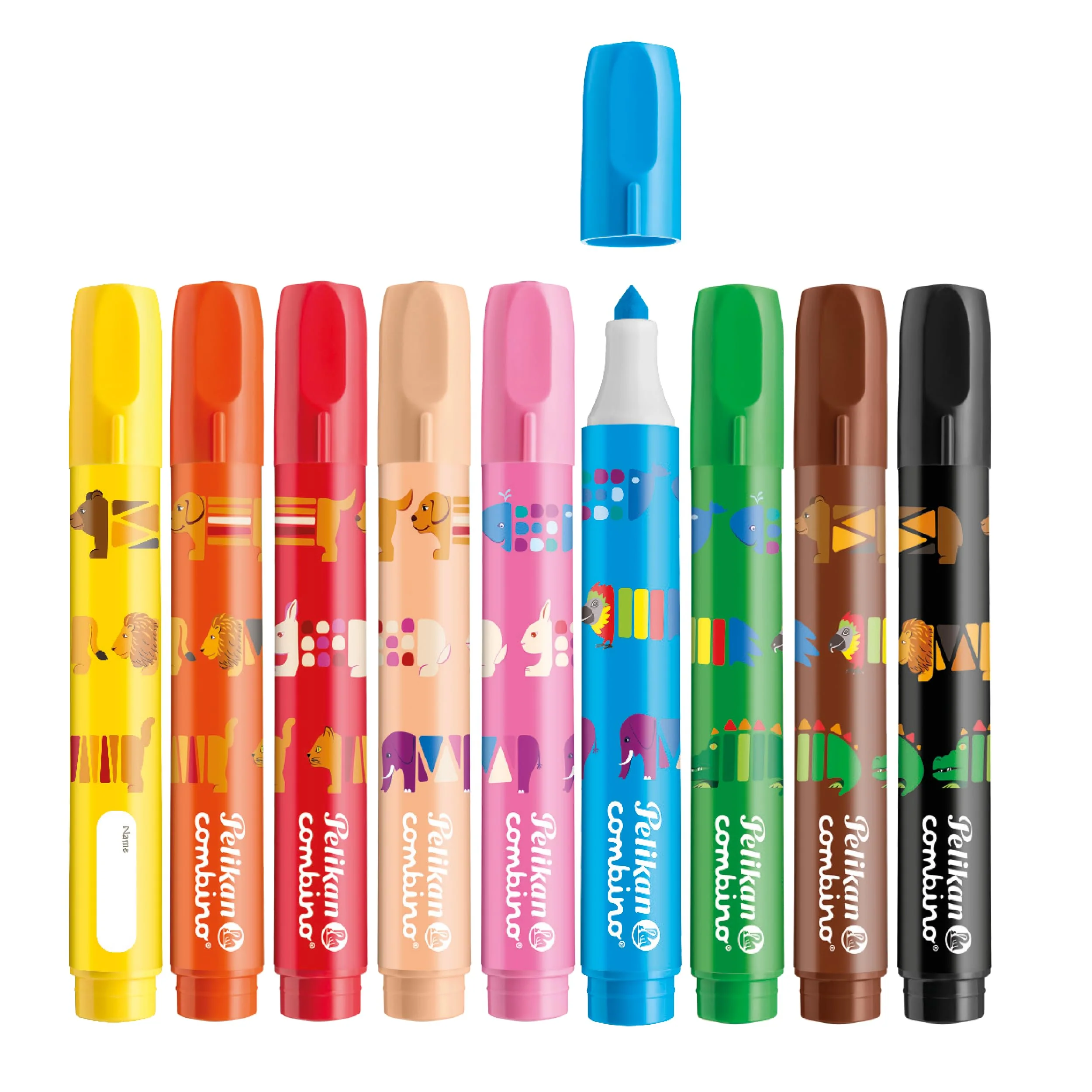 Pelikan Fasermaler, Combino, 9 Stück (1er Pack) - Image 6