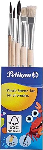 Pelikan Set DIN 5023 Deckfarbkasten 12 Farben + 1 Tube Deckweiß, Schul-Standard (mit Becher + Pinsel), Blau K12 Set - Image 2