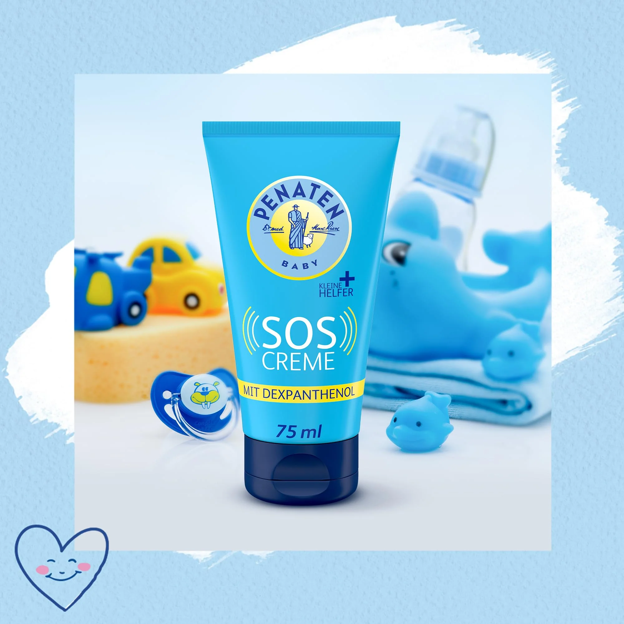 Penaten Babypflege, SOS Creme, Kleine Helfer, mit Dex-Panthenol gegen Rötungen, 75ml - Image 3