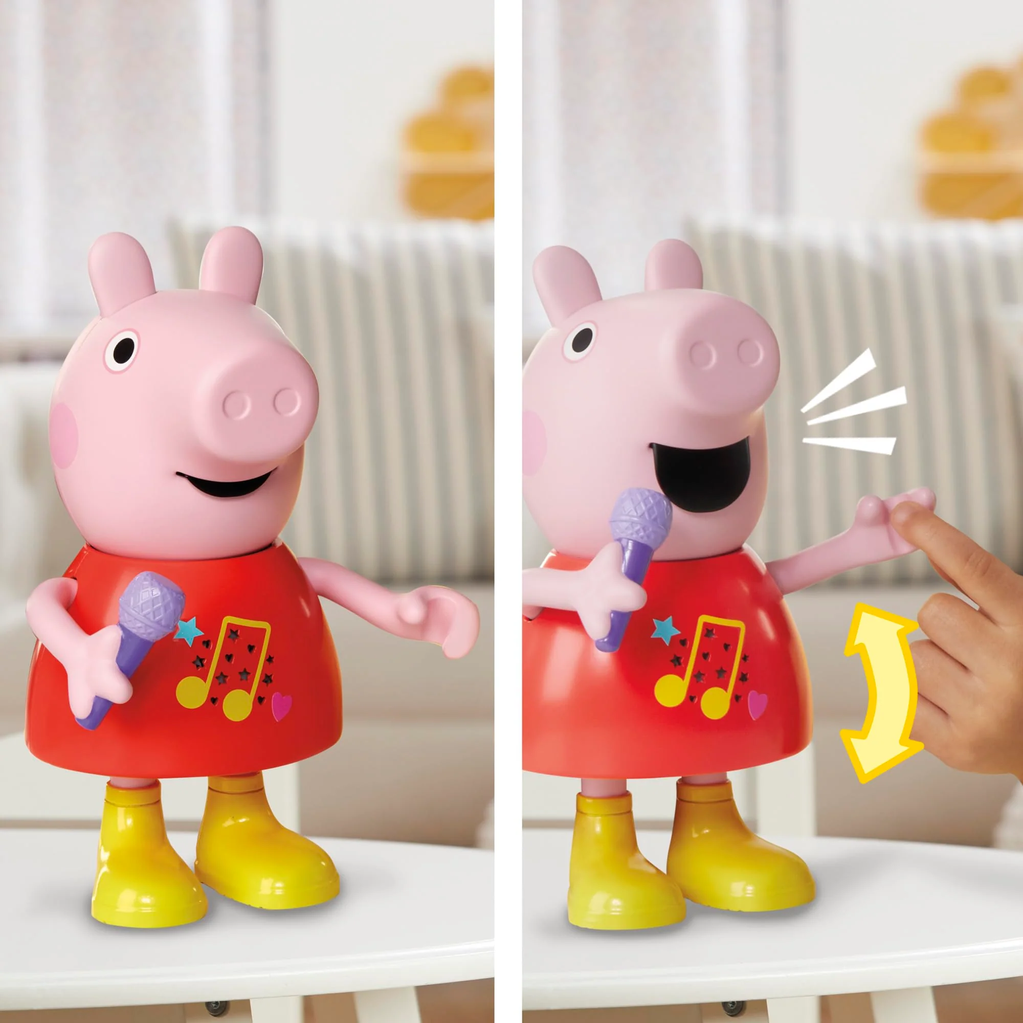 Peppa Pig Plauder- & Singspaß Peppa Puppe, Rosa, 20 cm - Image 3