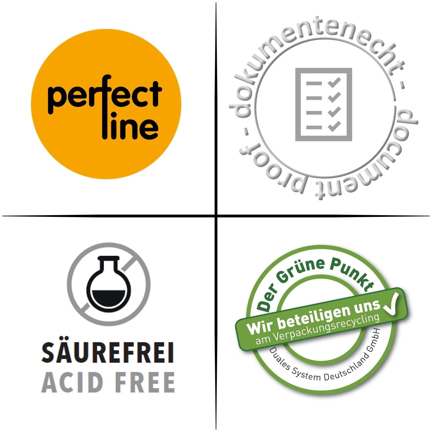 perfect line - 15 Hefthüllen DIN A4 – glasklar & extra stark – transparente Heftumschläge aus recycelbarem PP, dokumentenecht, säurefrei, langlebig & nachhaltig – Heftschoner für Schule & Büro - Image 2