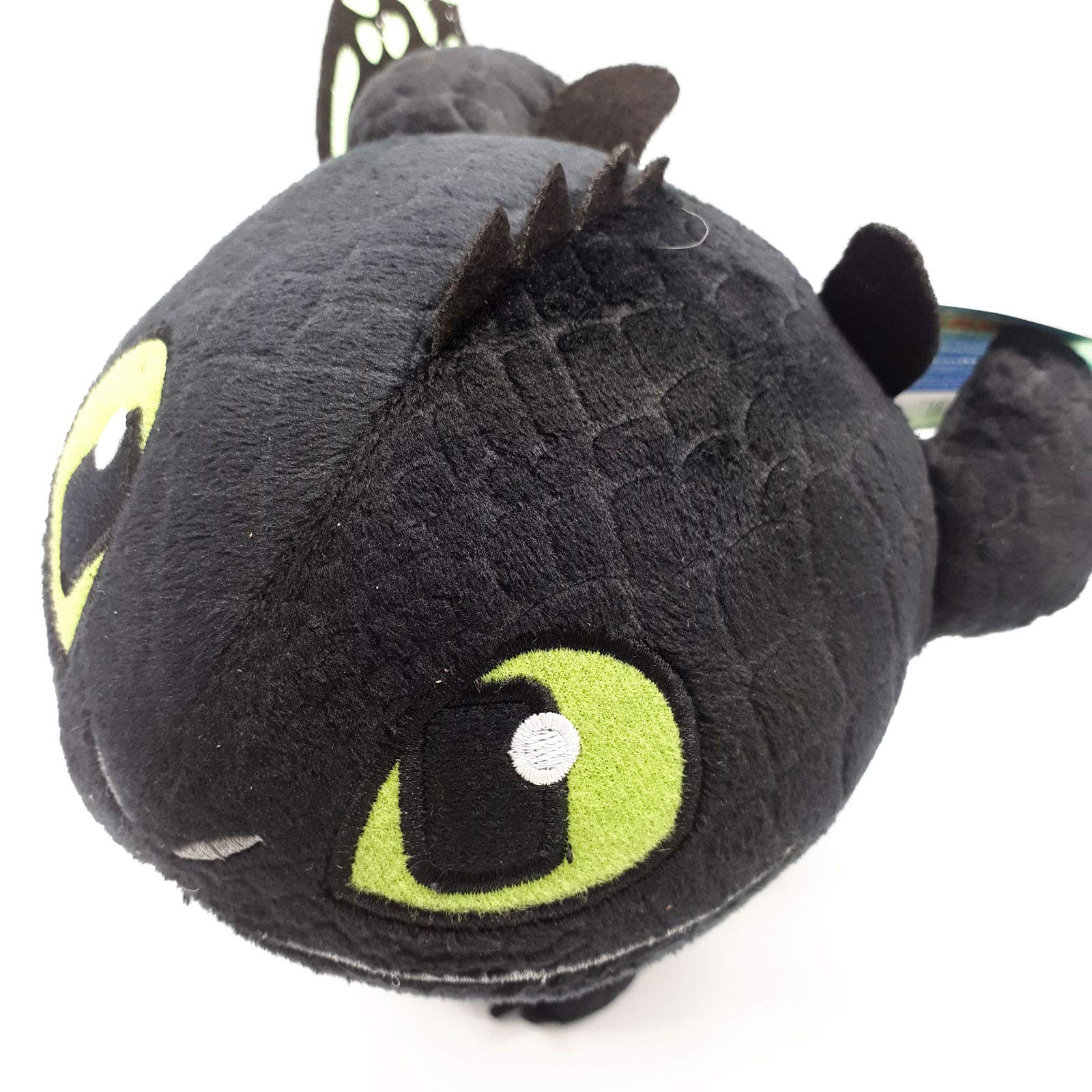 Petoske Toothless Night Fury 40cm Drachenzähmen leicht gemacht 3 Schwarz Plüsch Films How To Train Your Dragon 3 Original leuchtet im Dunkeln - Image 2