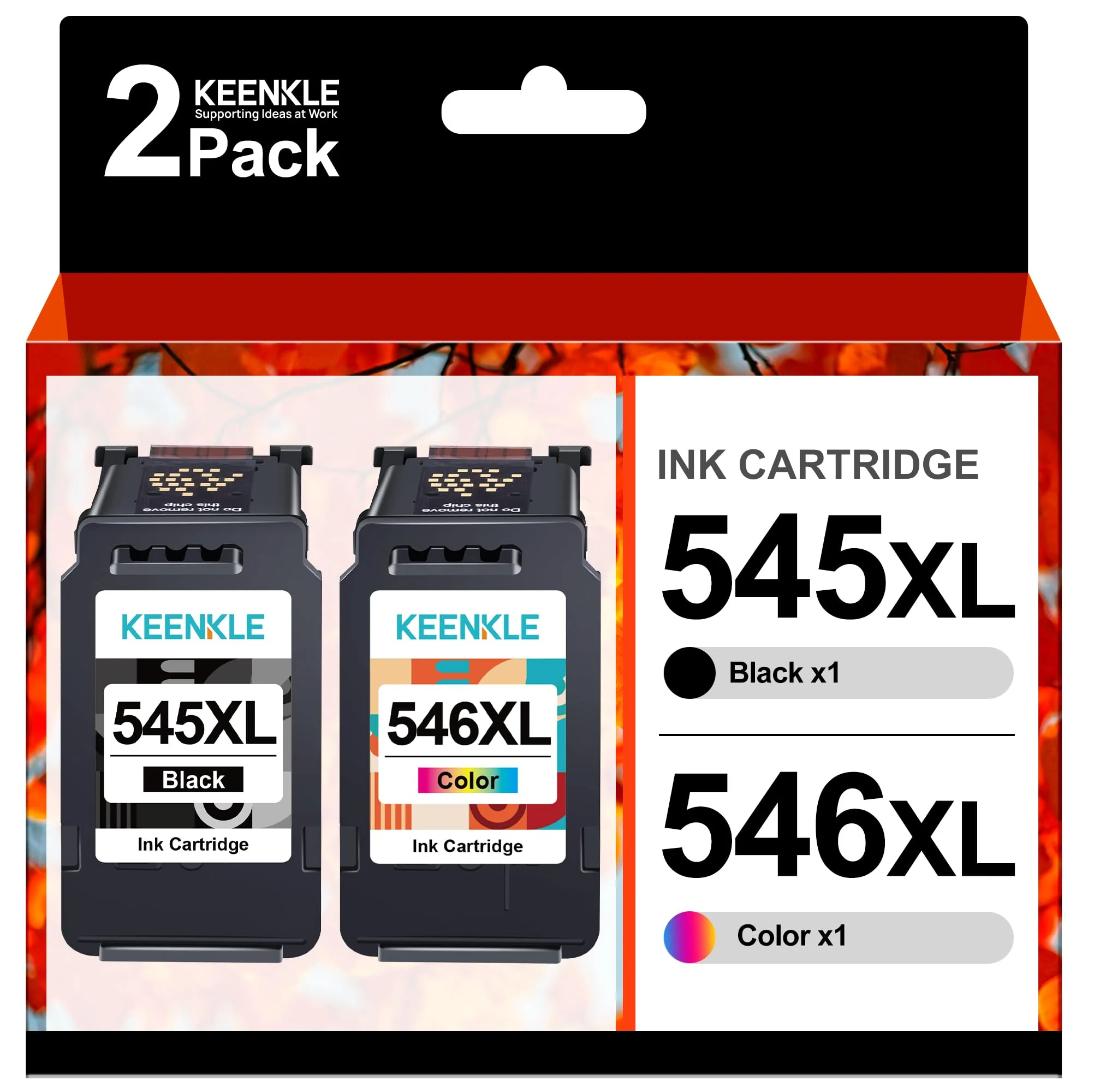 PG-545 CL-546 XL PG-545XL CL-546XL Ersatz für Canon Druckerpatronen 545 546 Multipack für Canon Pixma MX495 TR4550 TS3350 TS3150 TR4551 MG2550s MG2555s TS3151 MG3050 MG2950 TS205(Schwarz, Farbe) - Image 8