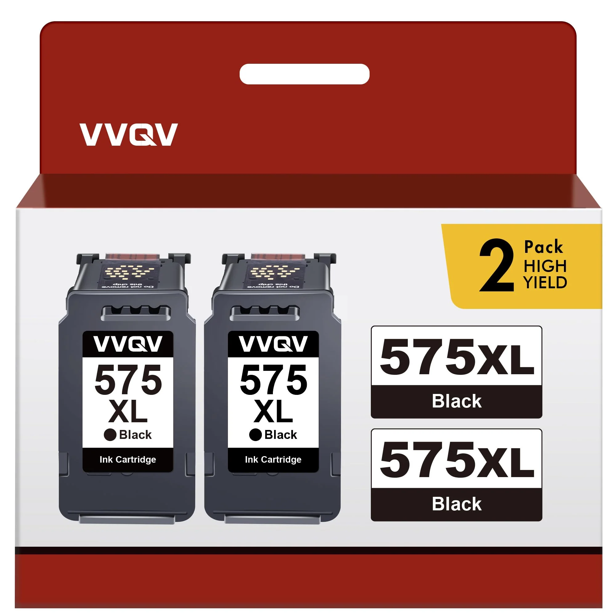 PG-575XL PG575XL Schwarz Druckerpatronen Multipack PG-575 575XL Black Tintenpatrone für Canon 575 Patronen 575 XL PG575 für Canon Pixma TS3550i TS3551i TR4750i TR4751i(Schwarz,2-Pack) - Image 3