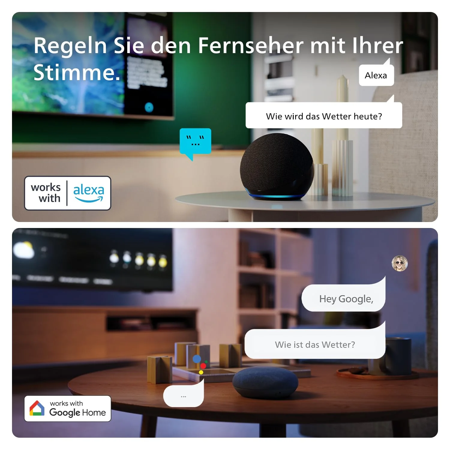 Philips 40PFS6009 FHD LED Smart TV - 40-Zoll Display mit Pixel-präziser, HD Titan OS Plattform und Dolby Digital - Funktioniert mit Alexa und Google Sprachassistent – Matt Schwarzer - Image 5