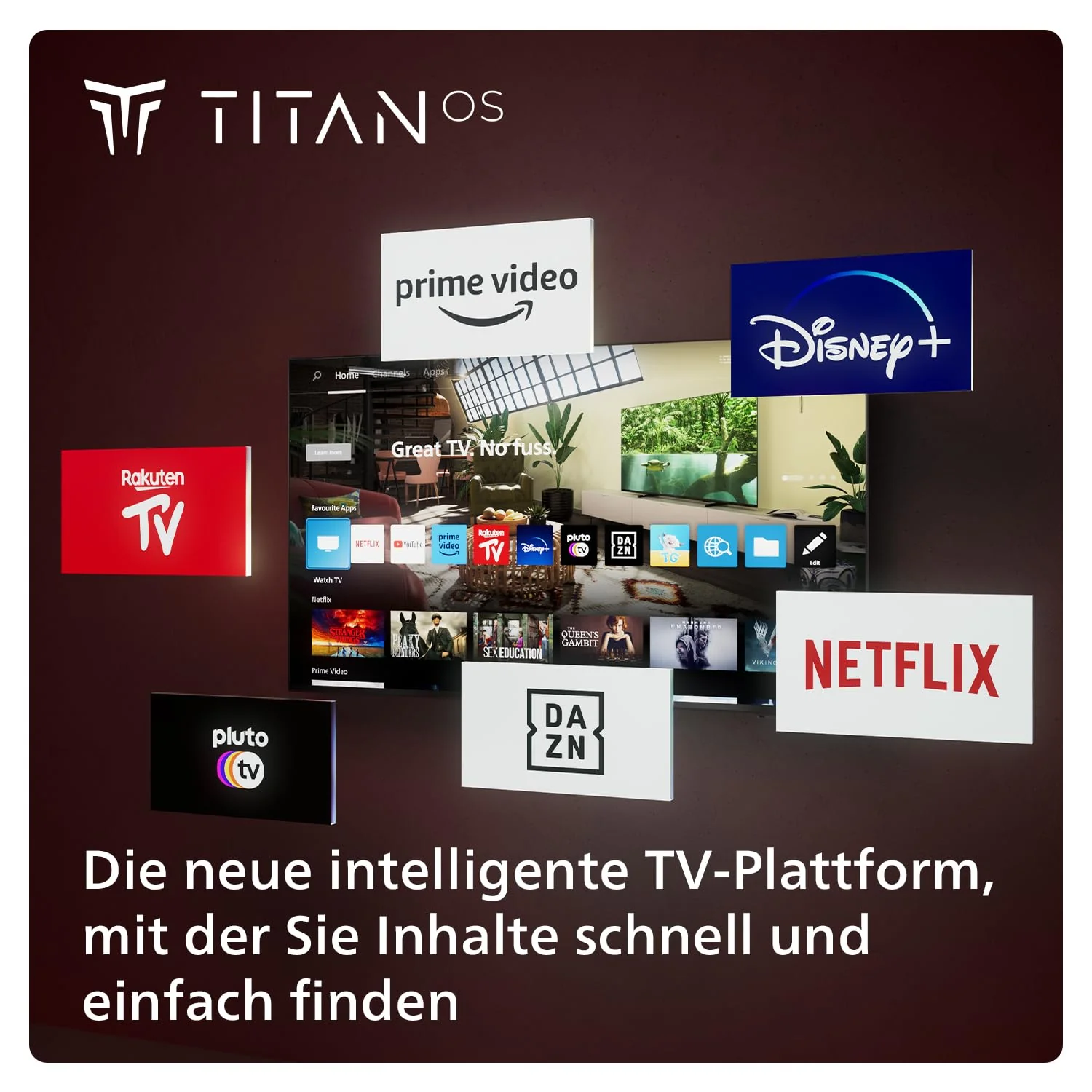 Philips 40PFS6009 FHD LED Smart TV - 40-Zoll Display mit Pixel-präziser, HD Titan OS Plattform und Dolby Digital - Funktioniert mit Alexa und Google Sprachassistent – Matt Schwarzer - Image 7