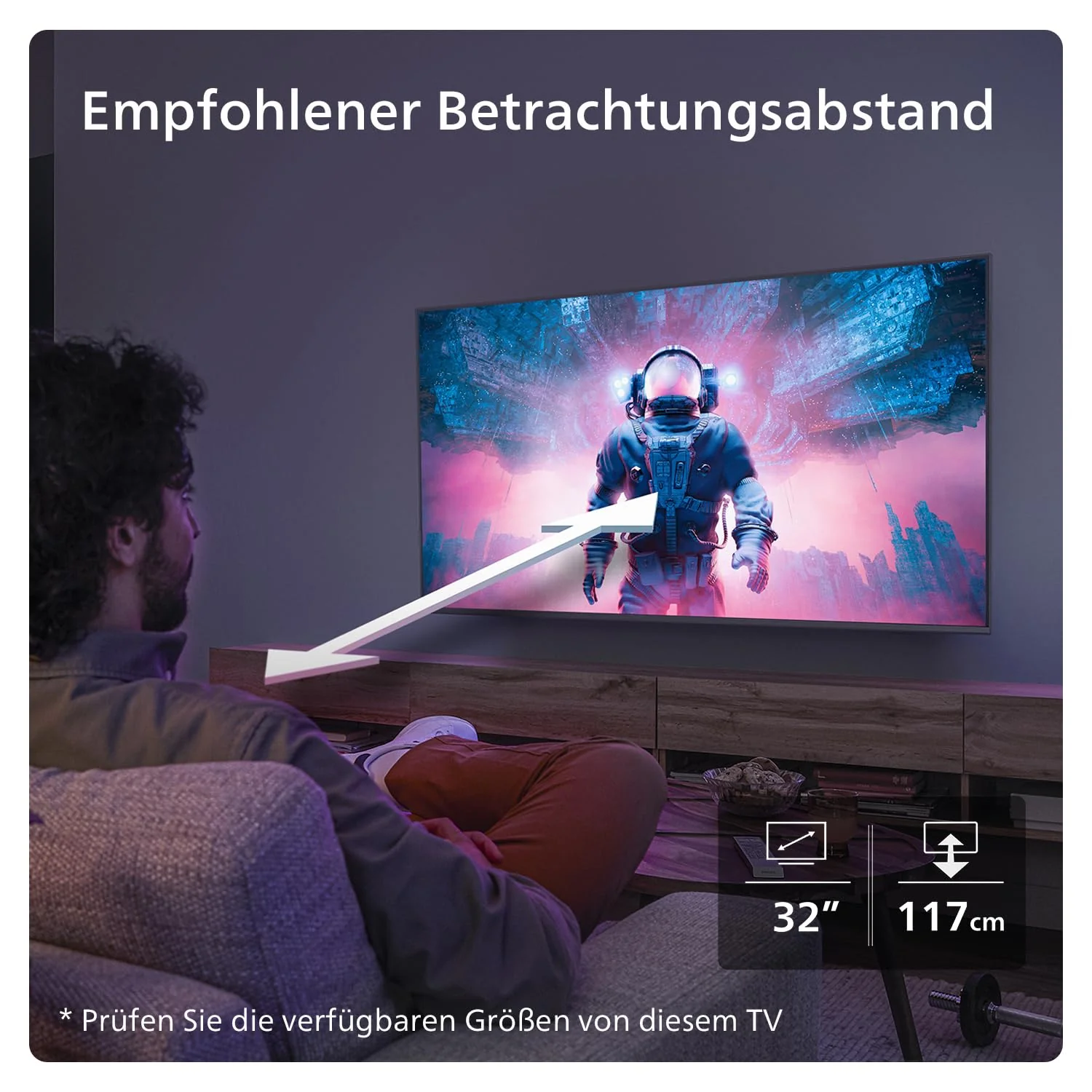 Philips 40PFS6009 FHD LED Smart TV - 40-Zoll Display mit Pixel-präziser, HD Titan OS Plattform und Dolby Digital - Funktioniert mit Alexa und Google Sprachassistent – Matt Schwarzer - Image 9