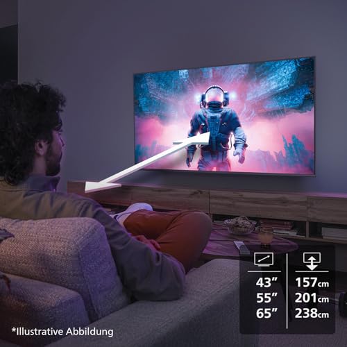 Philips 43PUS7200 4K LED Smart TV - 43 Zoll Display mit Pixel Precise Ultra HD, Titan OS Plattform und Dolby Atmos Sound - Funktioniert mit Alexa und Google Sprachassistent - Image 8