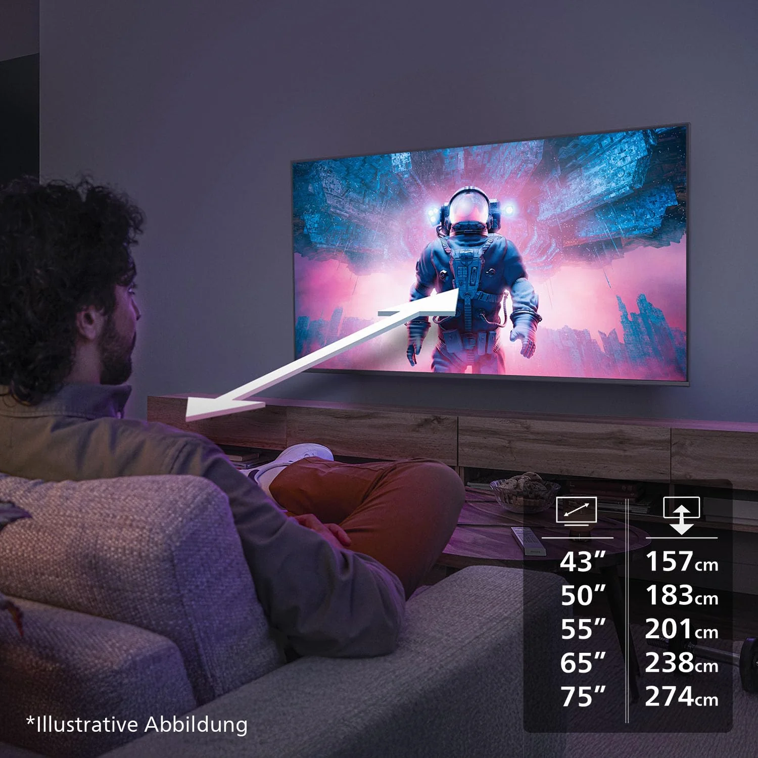 Philips 50PUS7800 4K LED Smart TV - 50 Zoll Display mit Pixel Precise Ultra HD, Titan OS Plattform und Dolby Atmos Sound - Funktioniert mit Alexa und Google Sprachassistent - Image 16