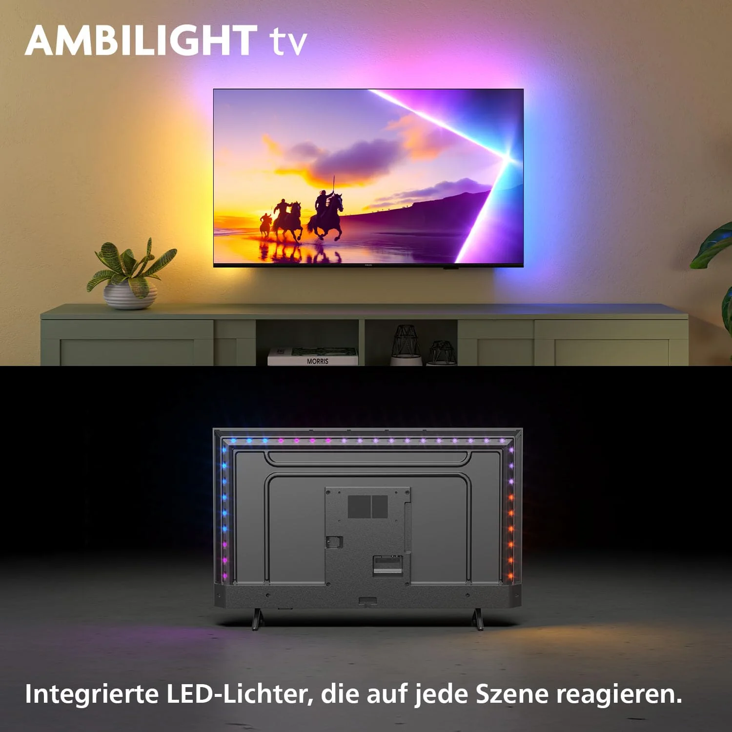 Philips Ambilight 50PUS8500 4K LED Smart TV - 50 Zoll Display mit Pixel Precise Ultra HD, Titan OS, Dolby Vision und Dolby Atmos Sound - Image 17