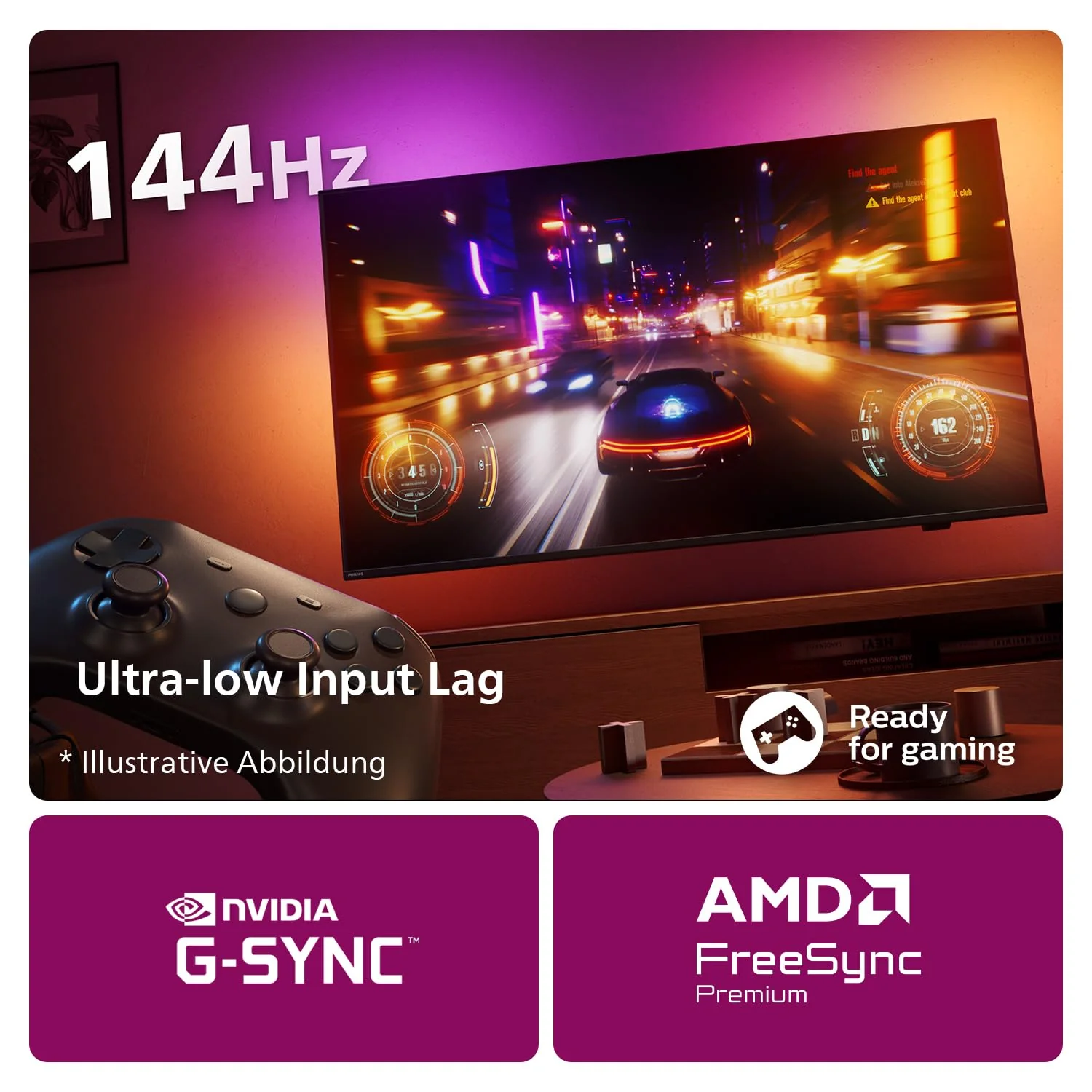 Philips Ambilight 65OLED809 4K OLED Smart TV - 65-Zoll Display mit P5 AI Perfect Picture, Ultra HD Google TV, Dolby Vision und Dolby Atmos Sound - Funktioniert mit Alexa und Google Sprachassistent