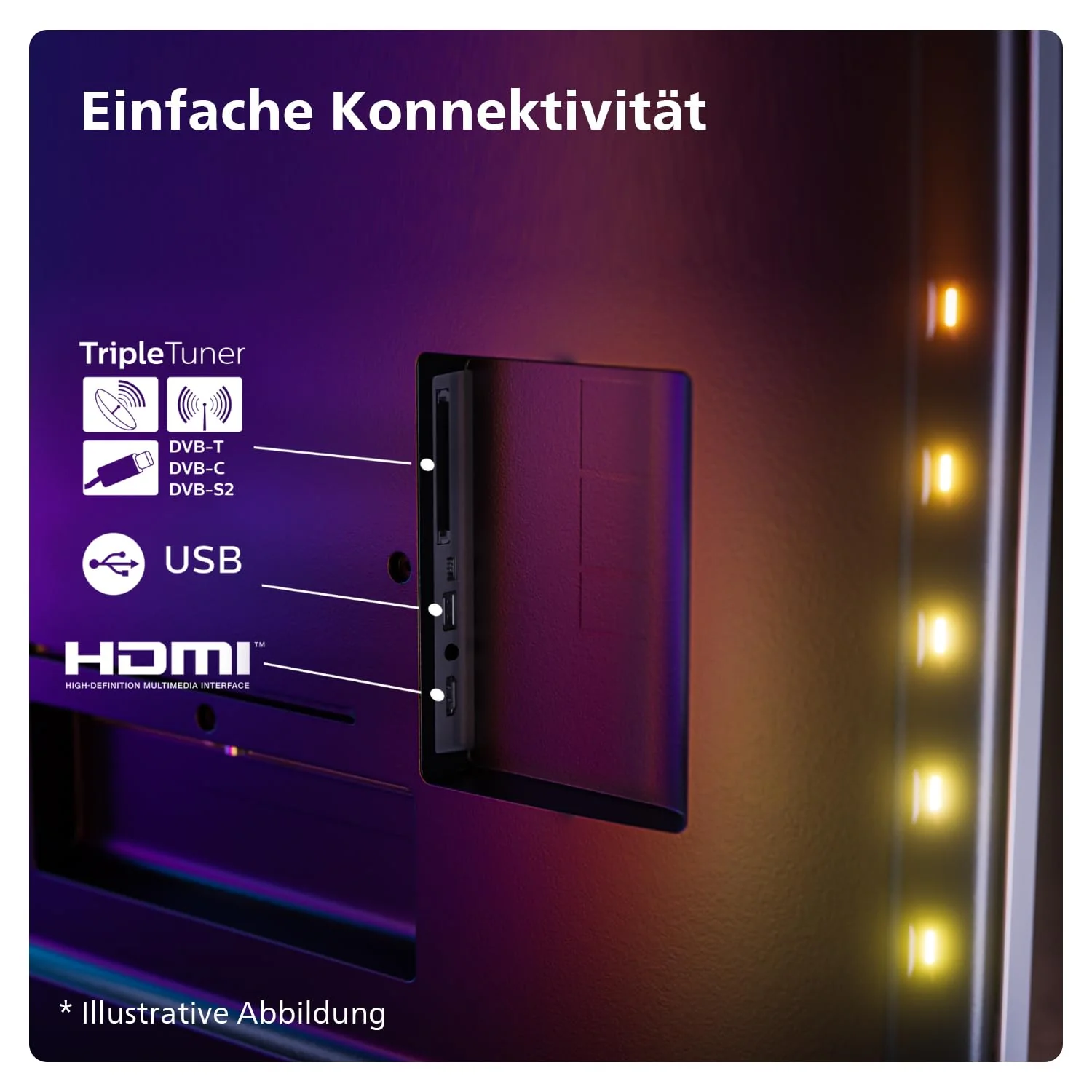 Philips Ambilight 65OLED809 4K OLED Smart TV - 65-Zoll Display mit P5 AI Perfect Picture, Ultra HD Google TV, Dolby Vision und Dolby Atmos Sound - Funktioniert mit Alexa und Google Sprachassistent - Image 14