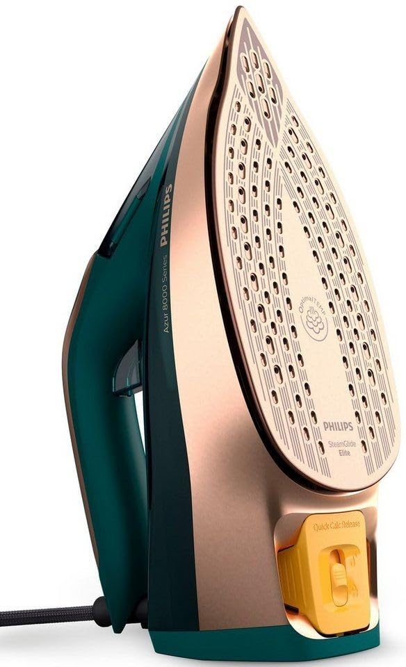 Philips Azur 8000 Serie Dampfbügeleisen - 70 g/min Dauerdampf, 240 g Turbo-Dampfstoß, 3000 W Leistung, OptimalTEMP-Technologie, Grün Opal (DST8030/70) - Image 2