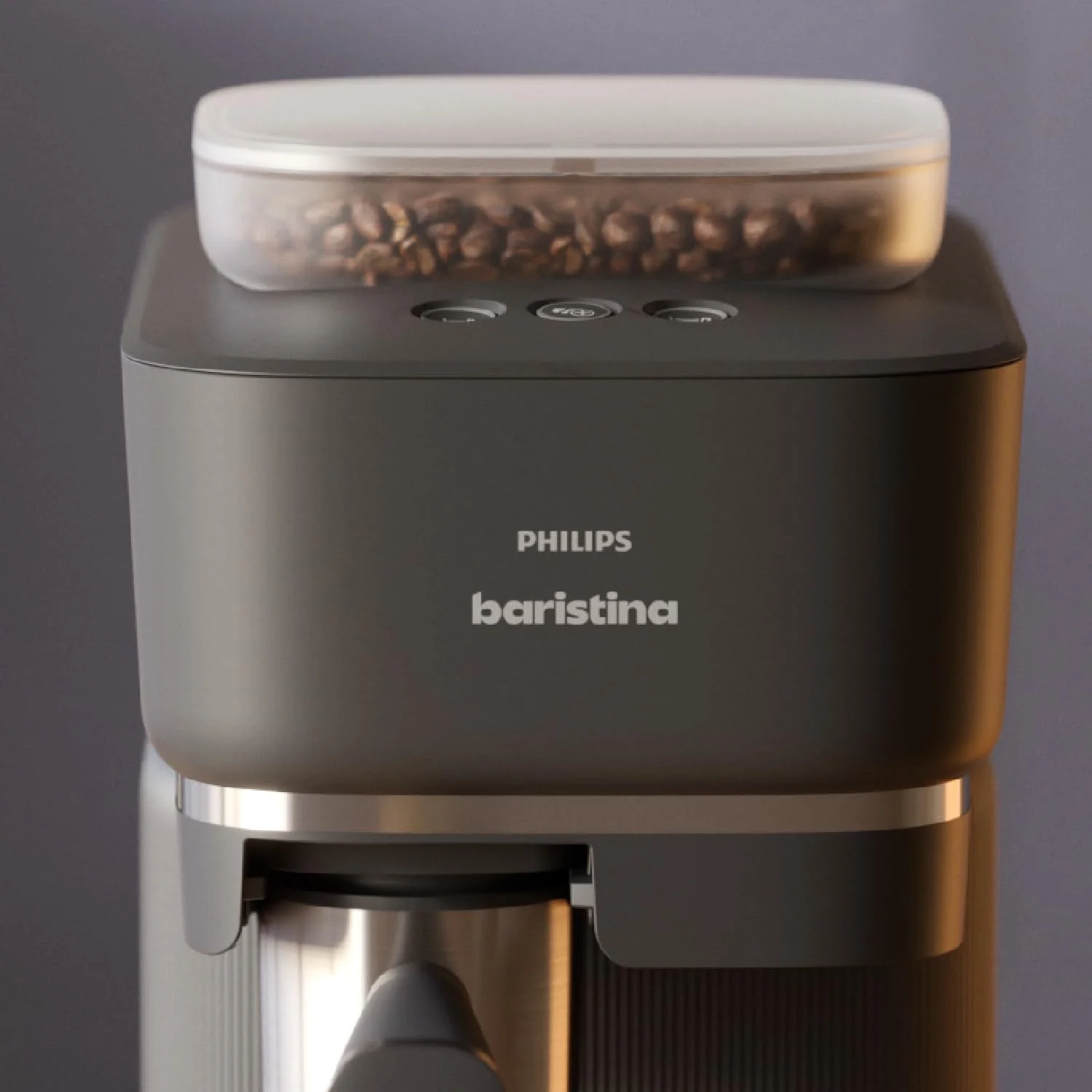 Philips Baristina Espressomaschine - Real Espresso, made simple. Kompakte Kaffeemaschine, Naturweiß mit Eschenholz-Siebträger, 16-bar-Pumpendruck, automatisches Mahlwerk, Cafe Crema (BAR302/20) - Image 8