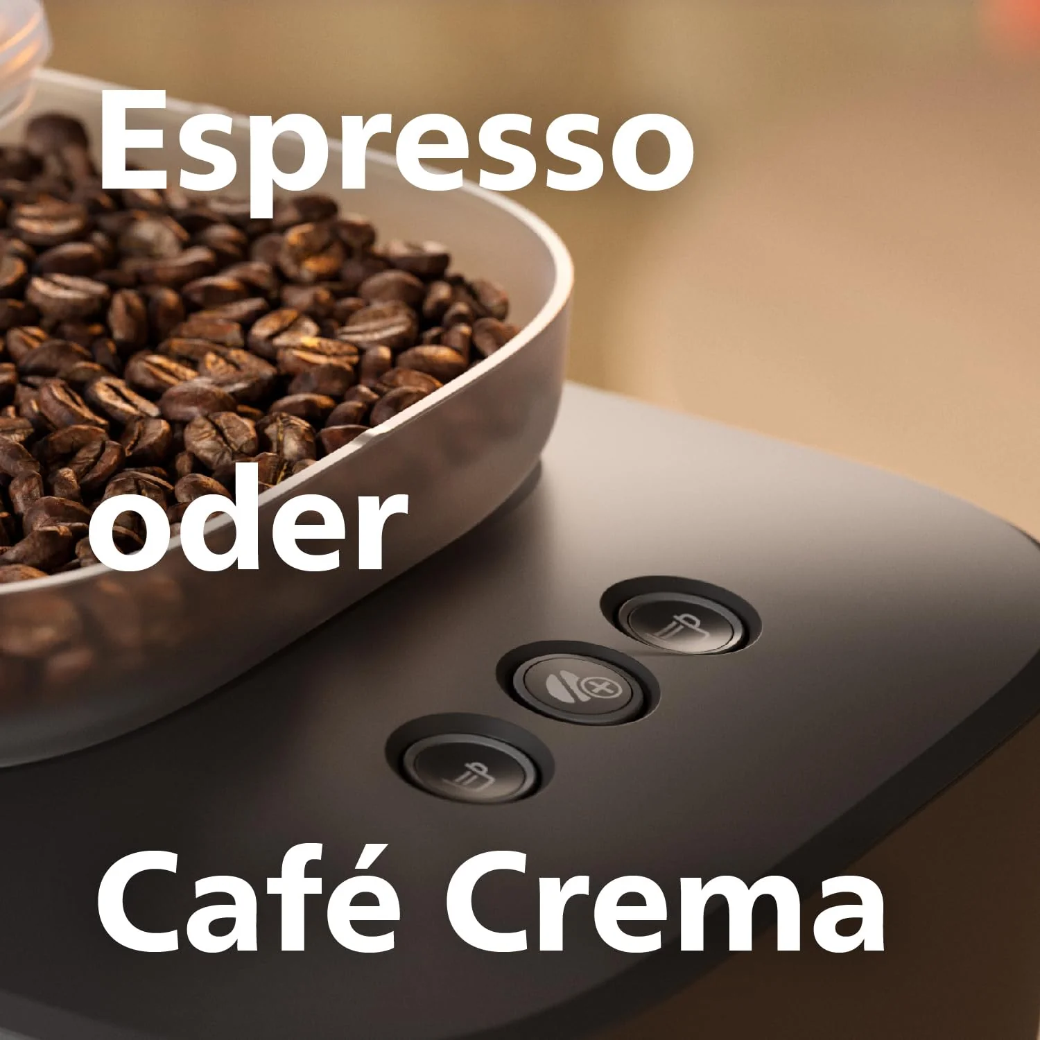 Philips Baristina Espressomaschine - Real Espresso- made simple. Kompakte Kaffeemaschine- Naturweiß mit weißem Siebträger- 16-bar-Pumpendruck- automatisches Mahlwerk- Cafe Crema (BAR300/00) - Image 3