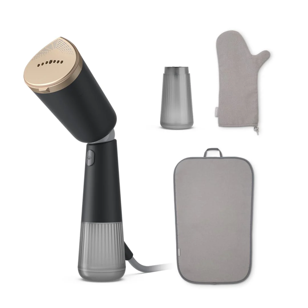 Philips Dampfglätter 5000-Serie – 35 Sekunden Aufheizen, kontinuierlicher Dampf, zwei Wassertanks, Eco-Modus, verstellbarer Kopf, Metallplatte, Handschuh, Beutel & StyleMat, anthrazit (STH5030/80) - Image 8