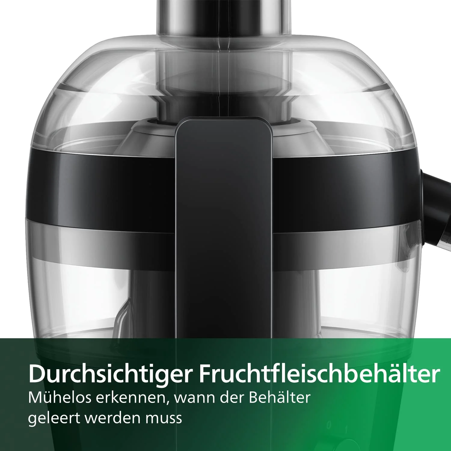 Philips Entsafter – 500W, 1.5L, HomeID-Rezepte-App, QuickClean (HR1832/00), 400 Watt, 1 Liter, 23 x 23 x 42 cm, Schwarz - Image 10