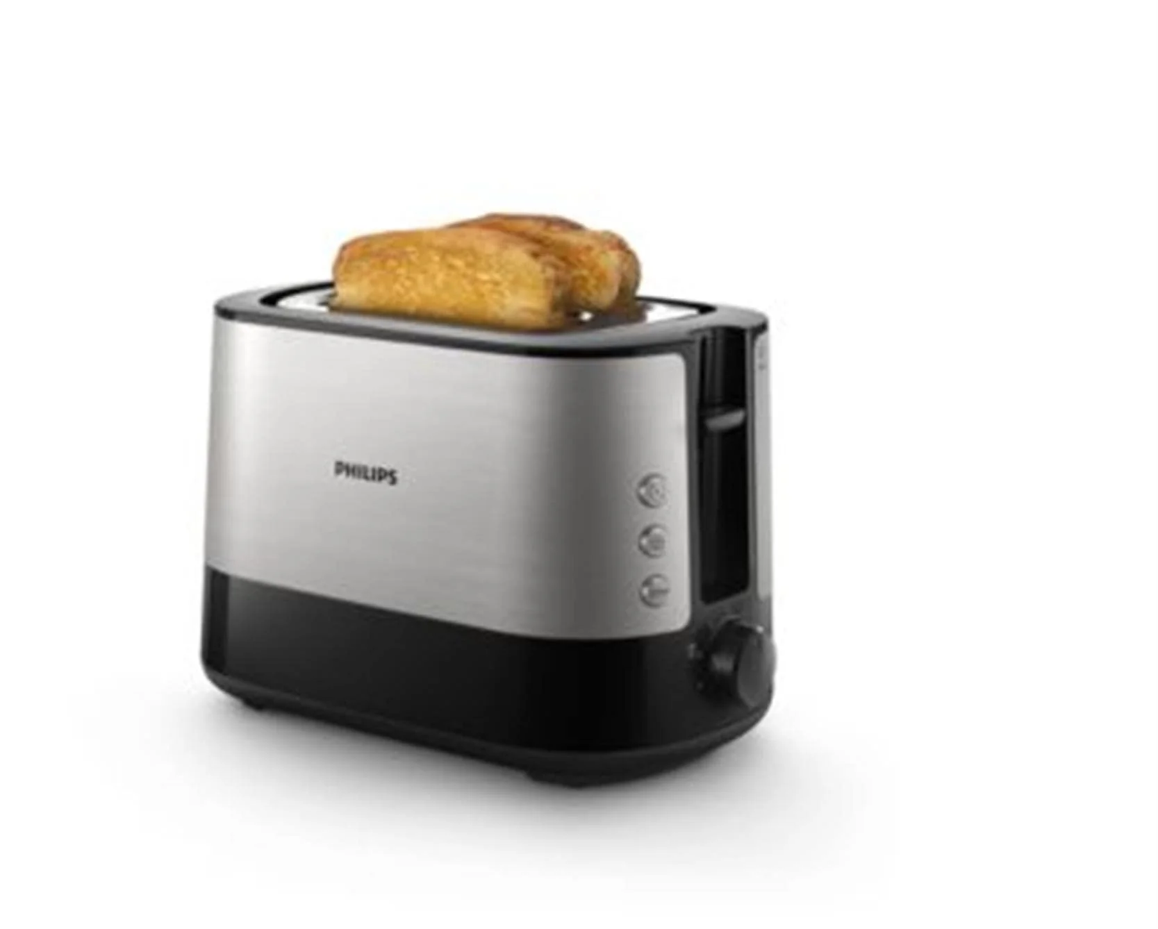 Philips HD7546/20 Gaia Filter-Kaffeemaschine mit Thermo-Kanne, schwarz/metall & HD2637/90 Toaster, Kunststoff, Schwarz/Edelstahl - Image 2