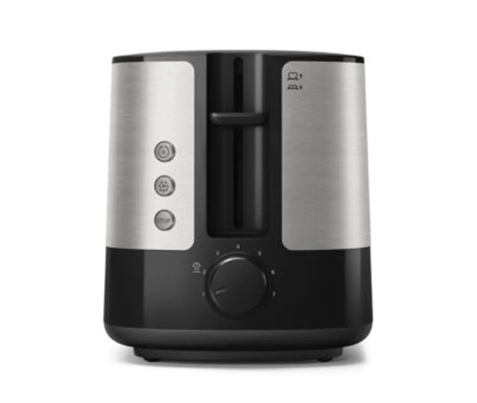 Philips HD7546/20 Gaia Filter-Kaffeemaschine mit Thermo-Kanne, schwarz/metall & HD2637/90 Toaster, Kunststoff, Schwarz/Edelstahl - Image 6